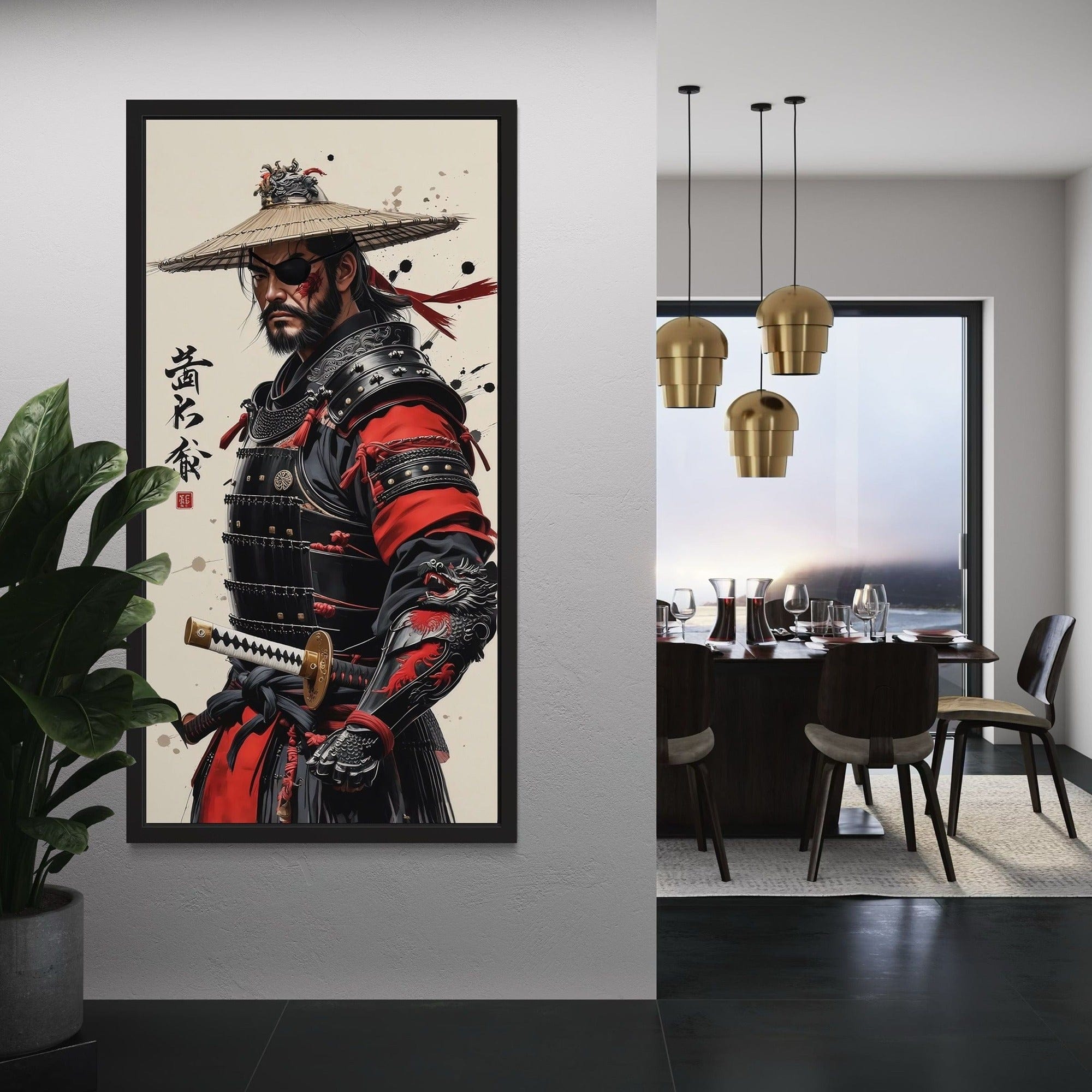 Shadow Blade – Japanese Ronin Samurai Canvas Wall Art