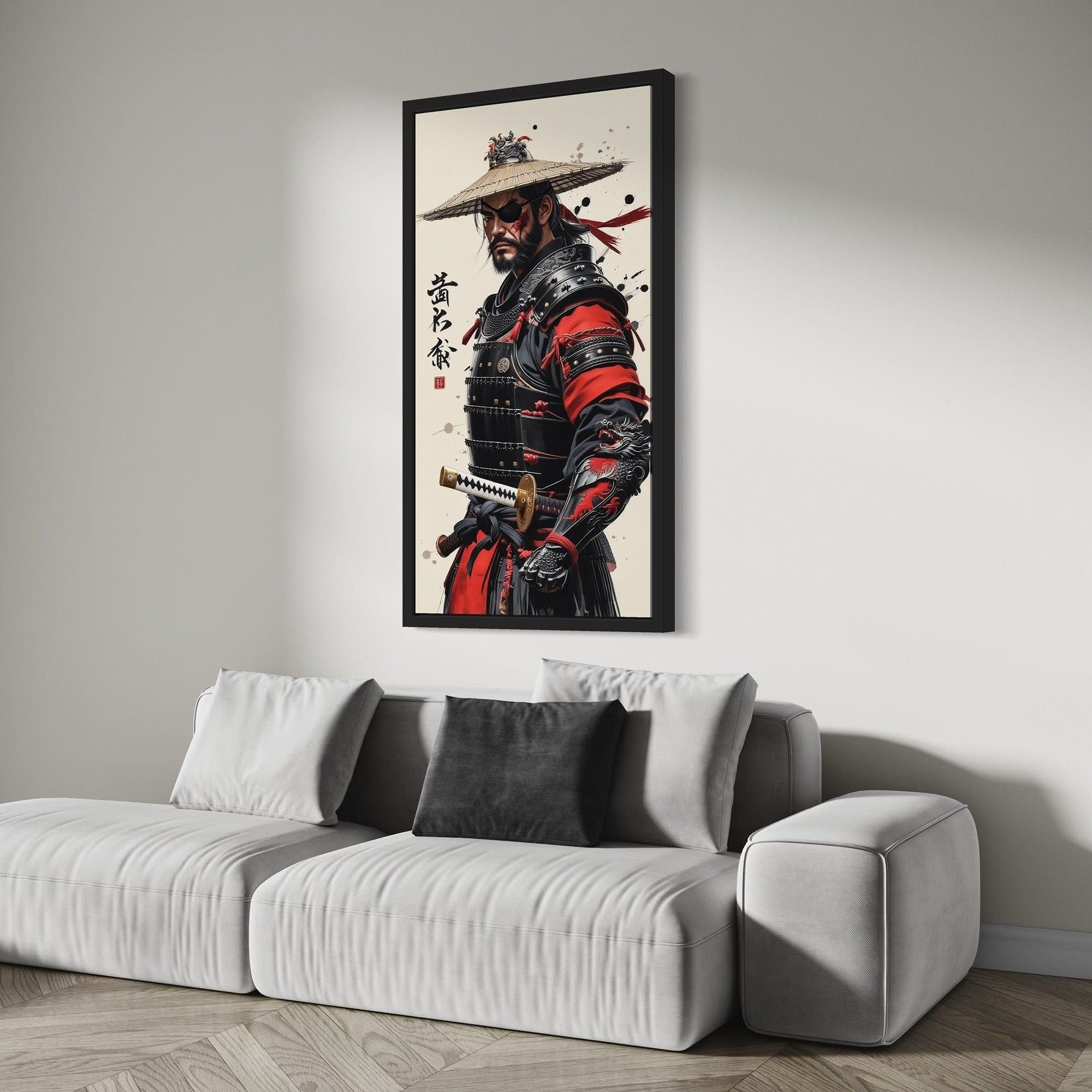 Shadow Blade – Japanese Ronin Samurai Canvas Wall Art