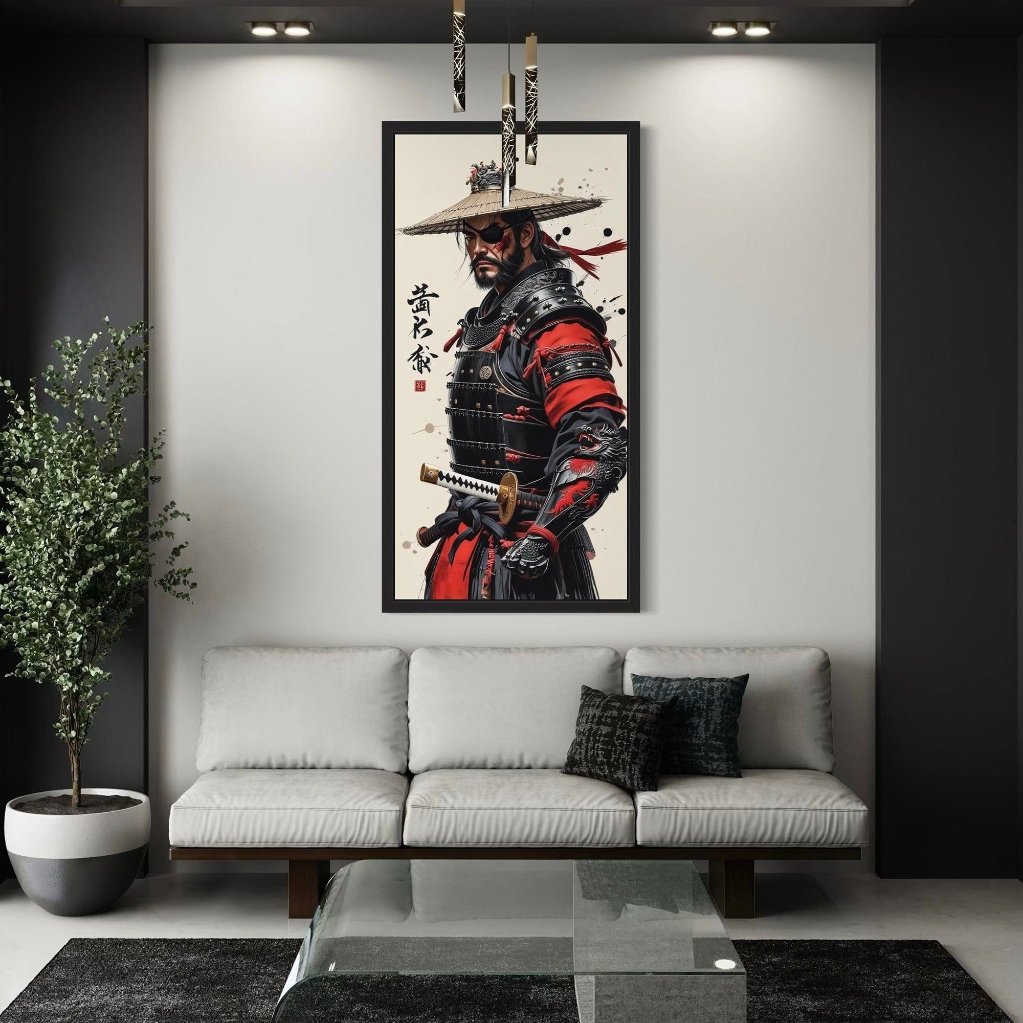 Shadow Blade – Japanese Ronin Samurai Canvas Wall Art
