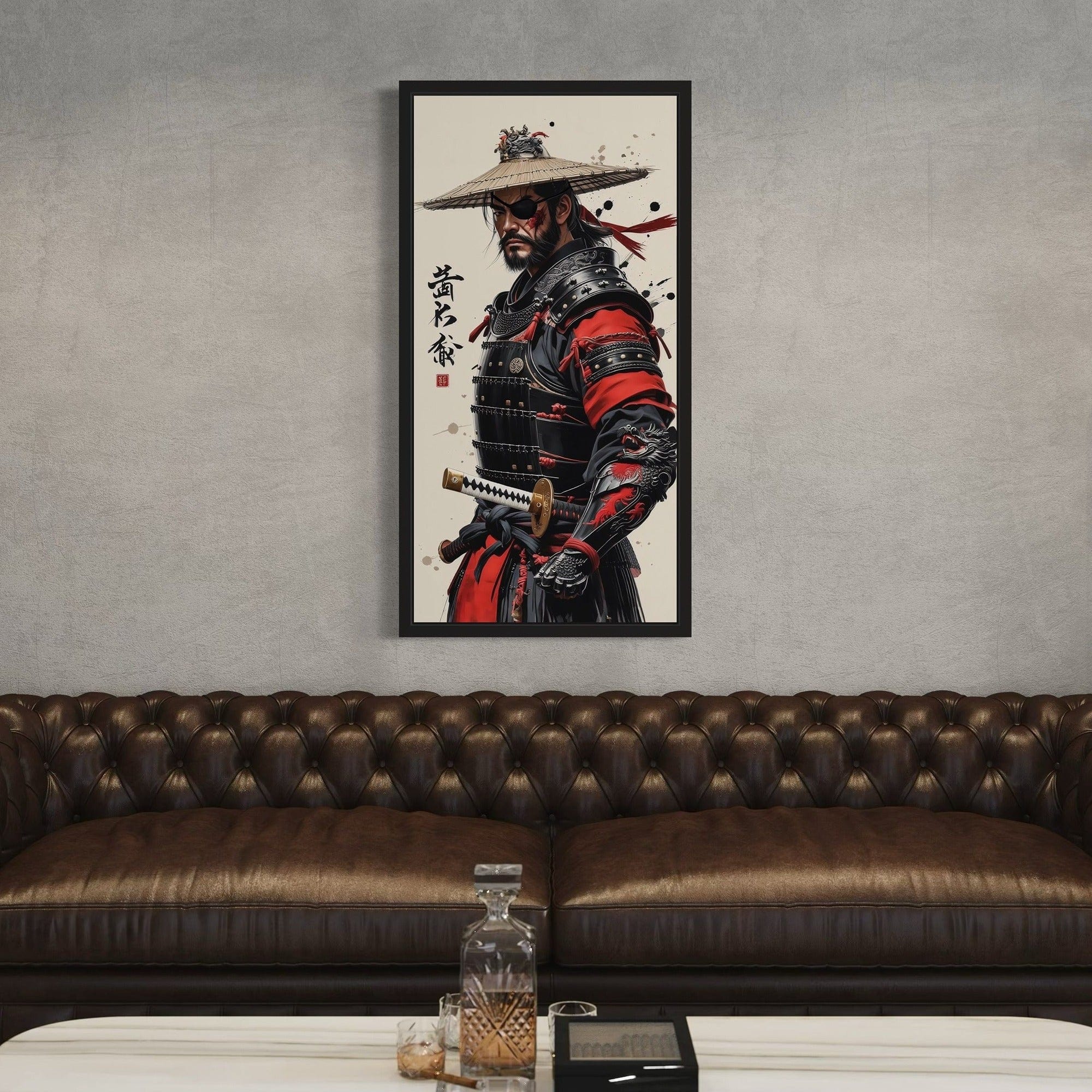 Shadow Blade – Japanese Ronin Samurai Canvas Wall Art