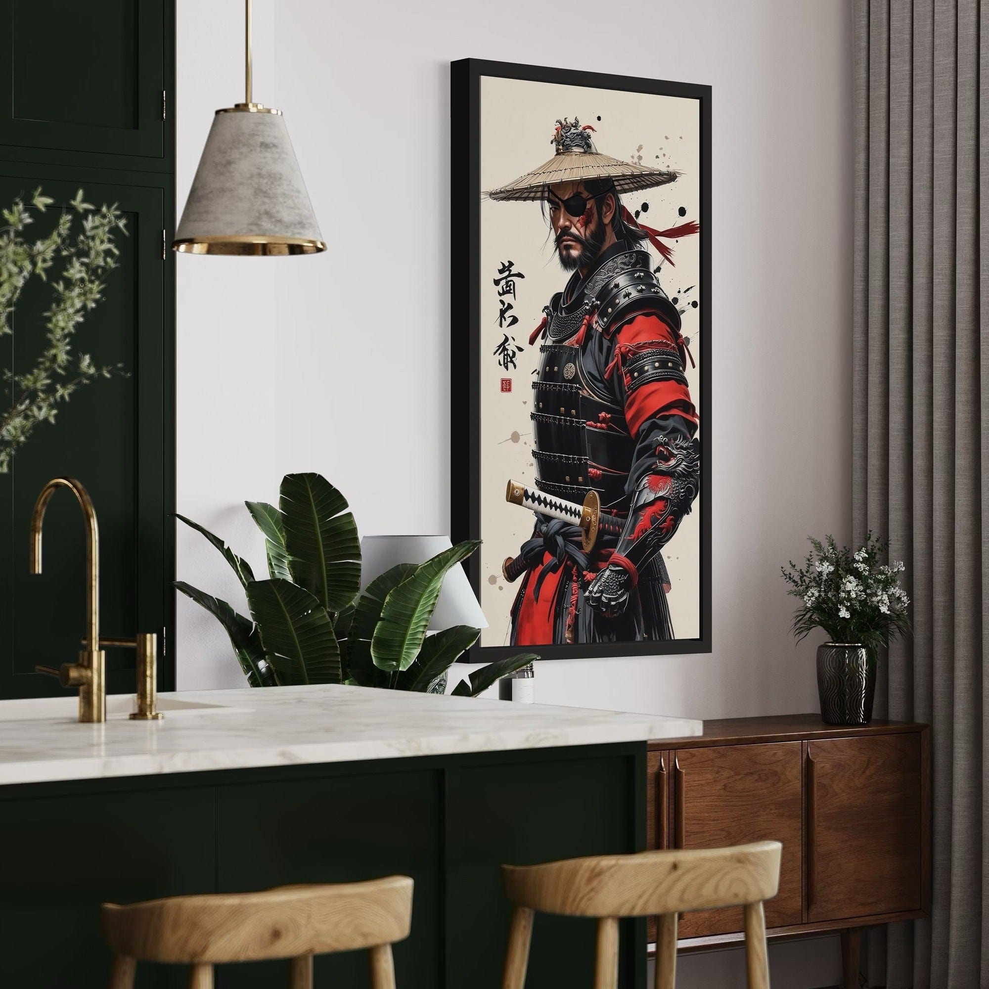 Shadow Blade – Japanese Ronin Samurai Canvas Wall Art