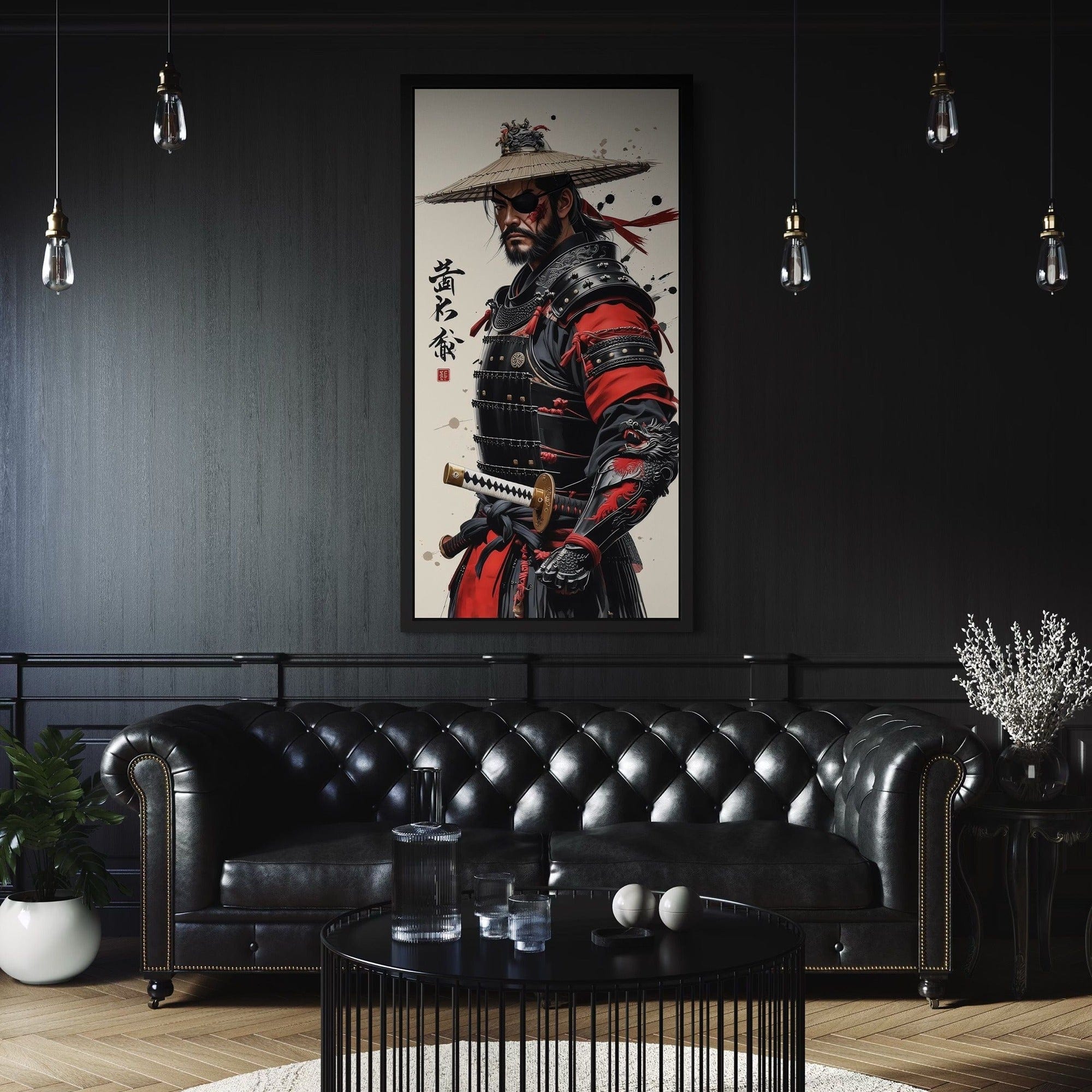 Shadow Blade – Japanese Ronin Samurai Canvas Wall Art