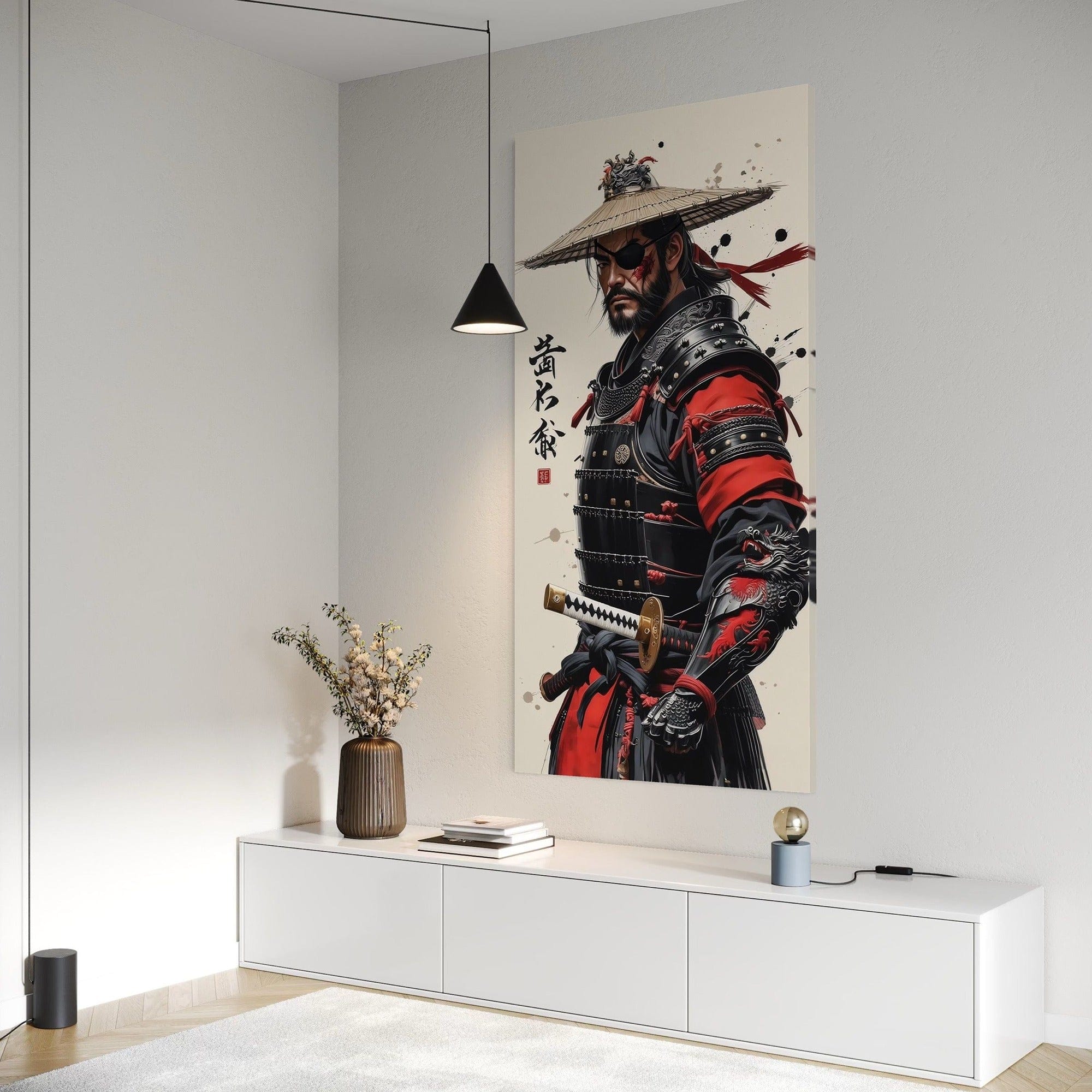 Shadow Blade – Japanese Ronin Samurai Canvas Wall Art