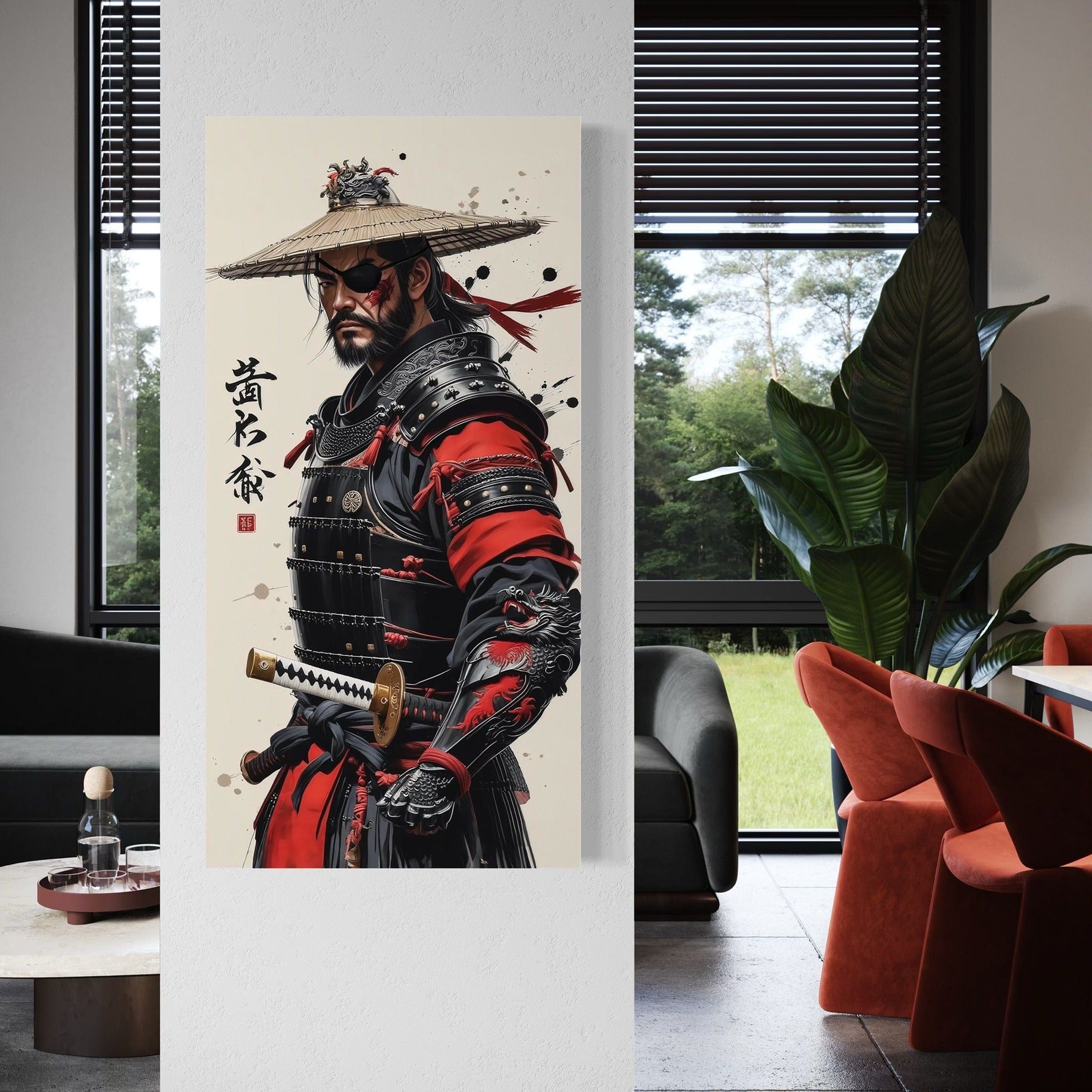Shadow Blade – Japanese Ronin Samurai Canvas Wall Art