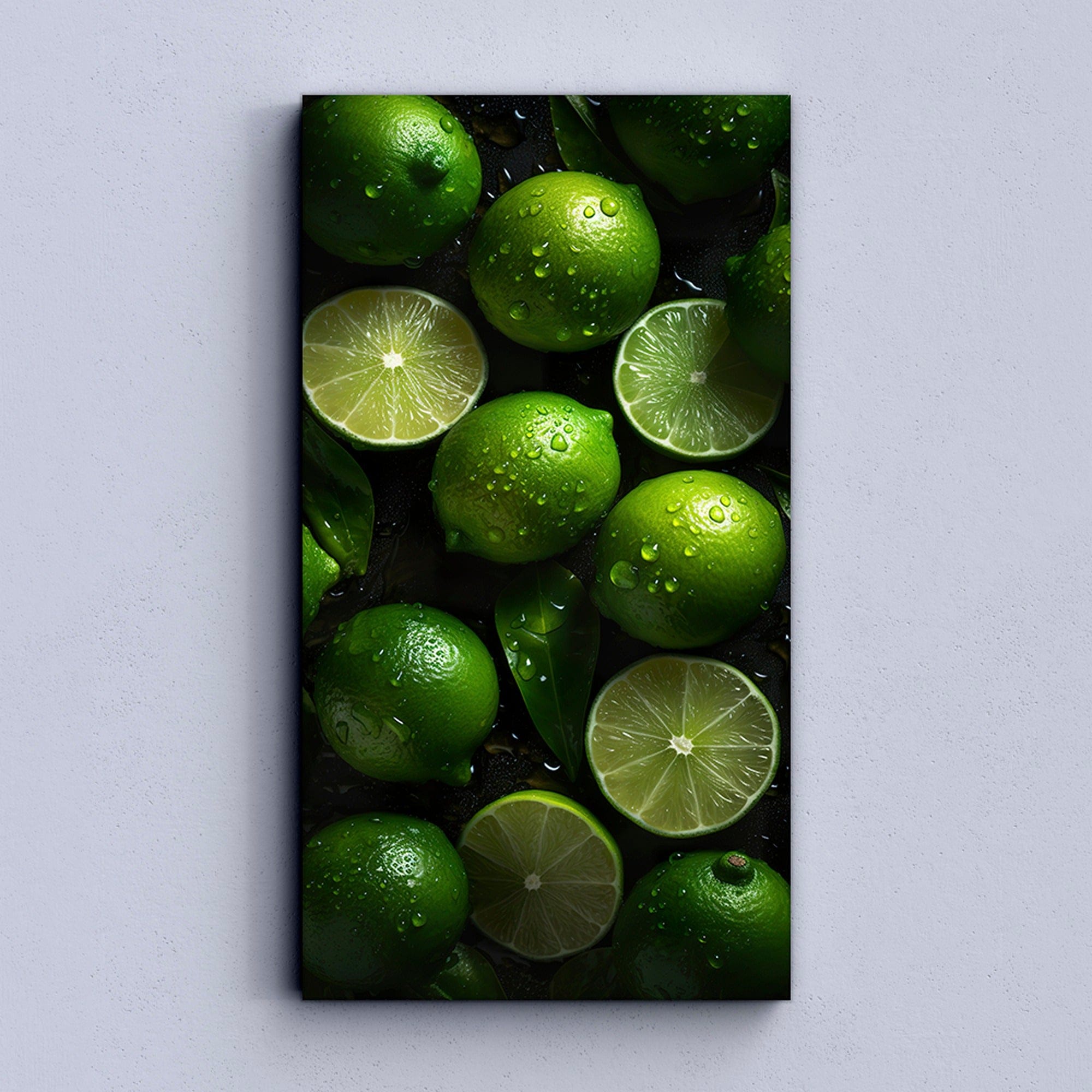 fresh lime wall art print