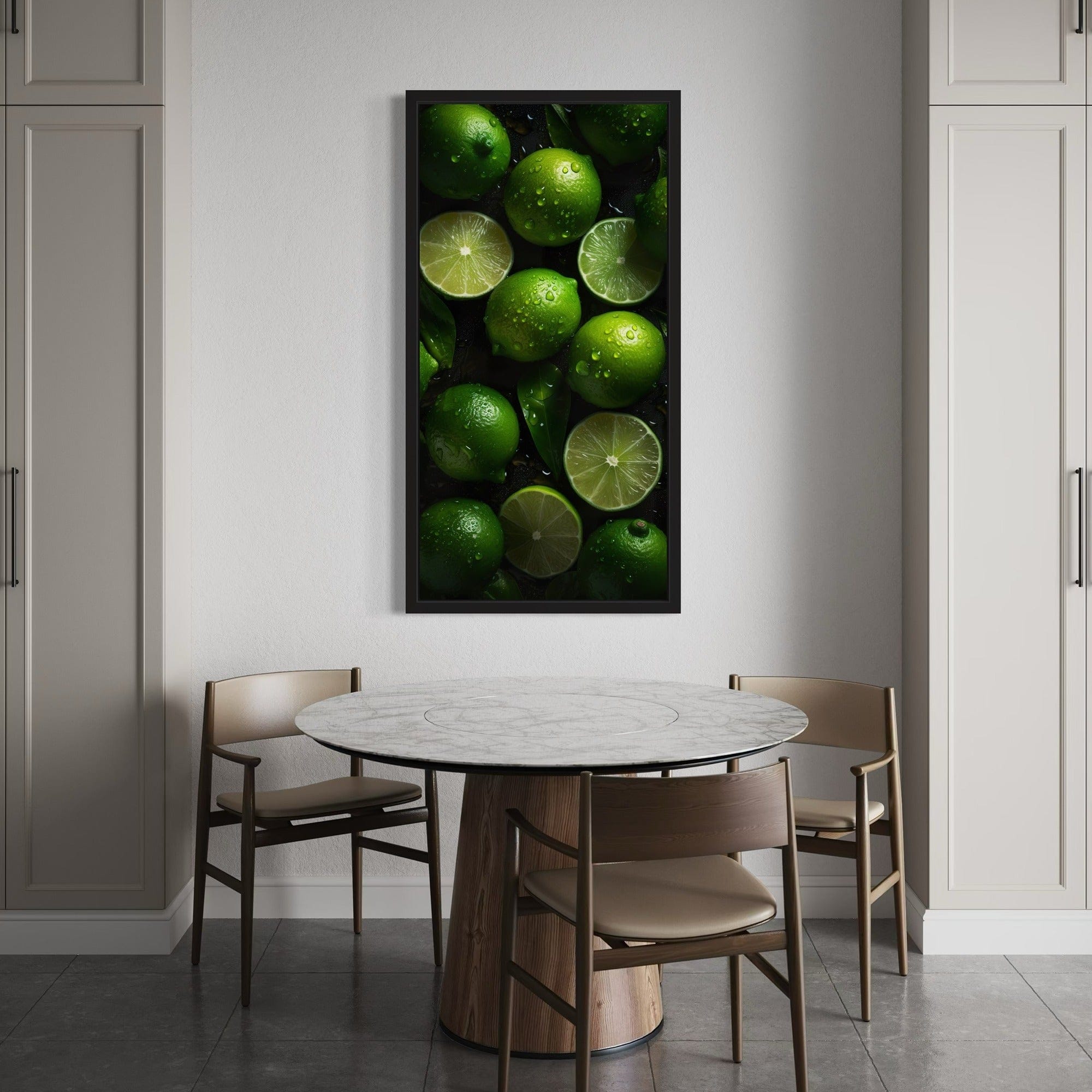 citrus kitchen décor canvas