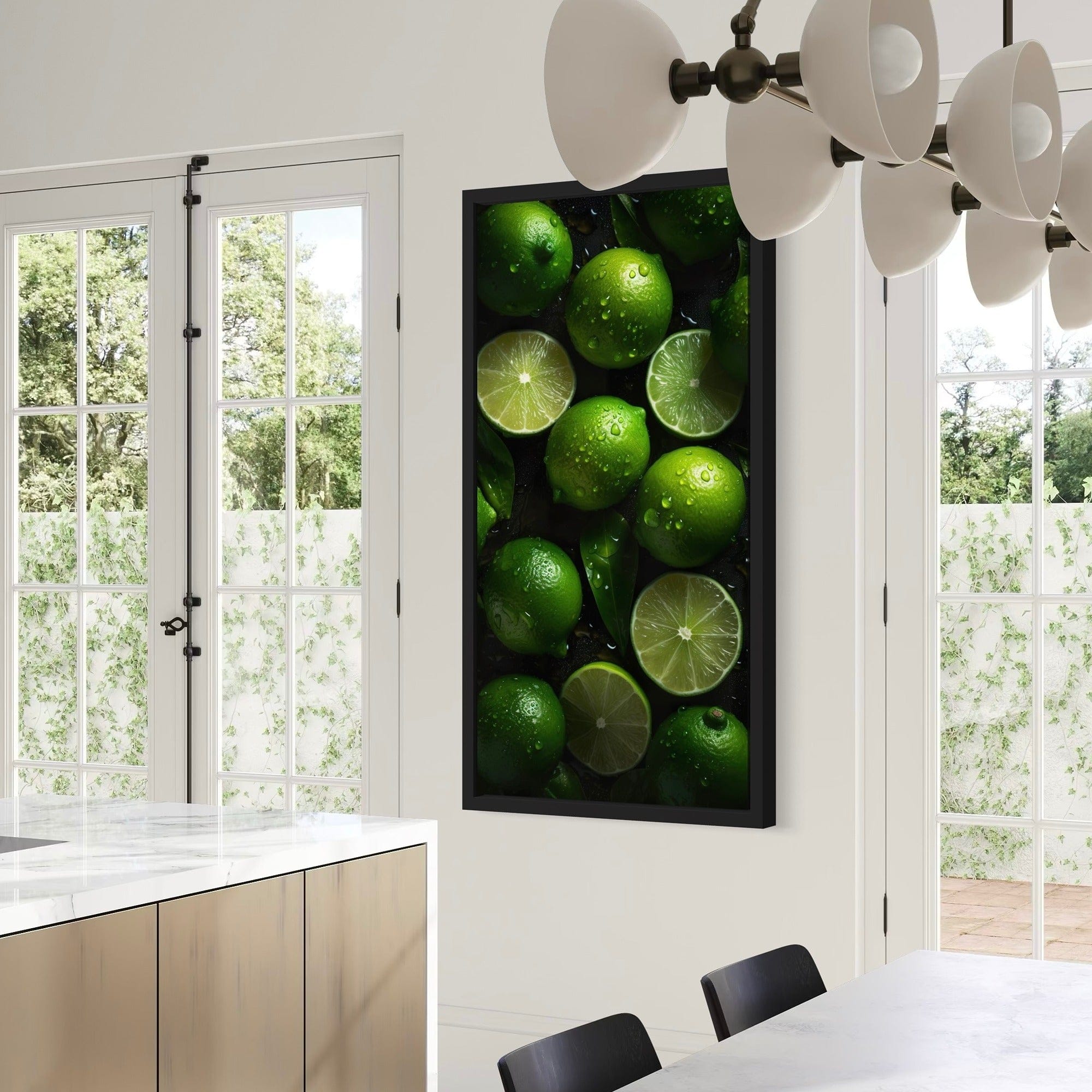 tropical citrus canvas for kitchen