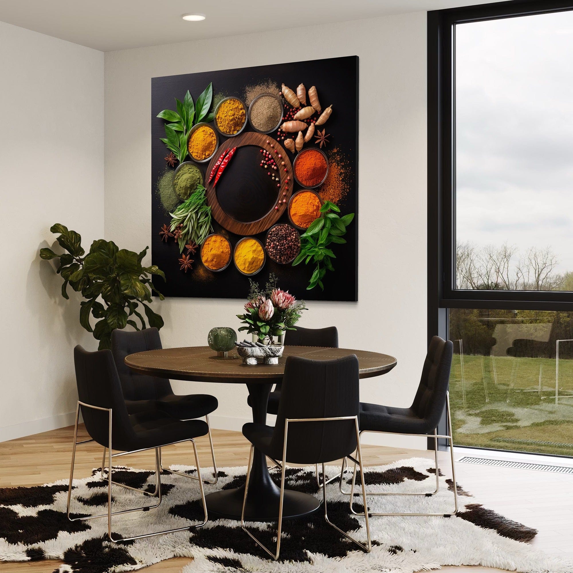 food lover gift spice canvas