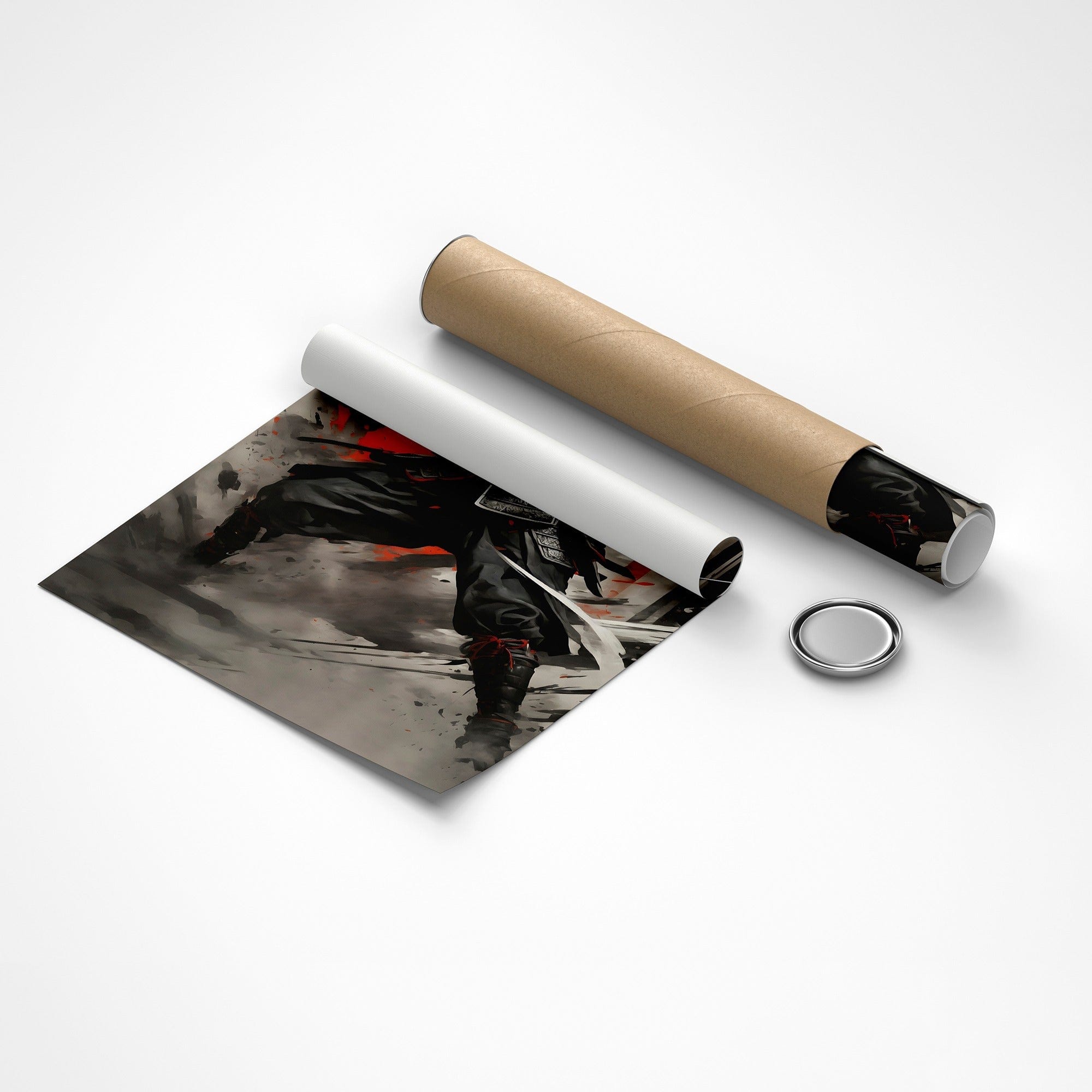Spirit of the Blade – Female Samurai Canvas Wall Art