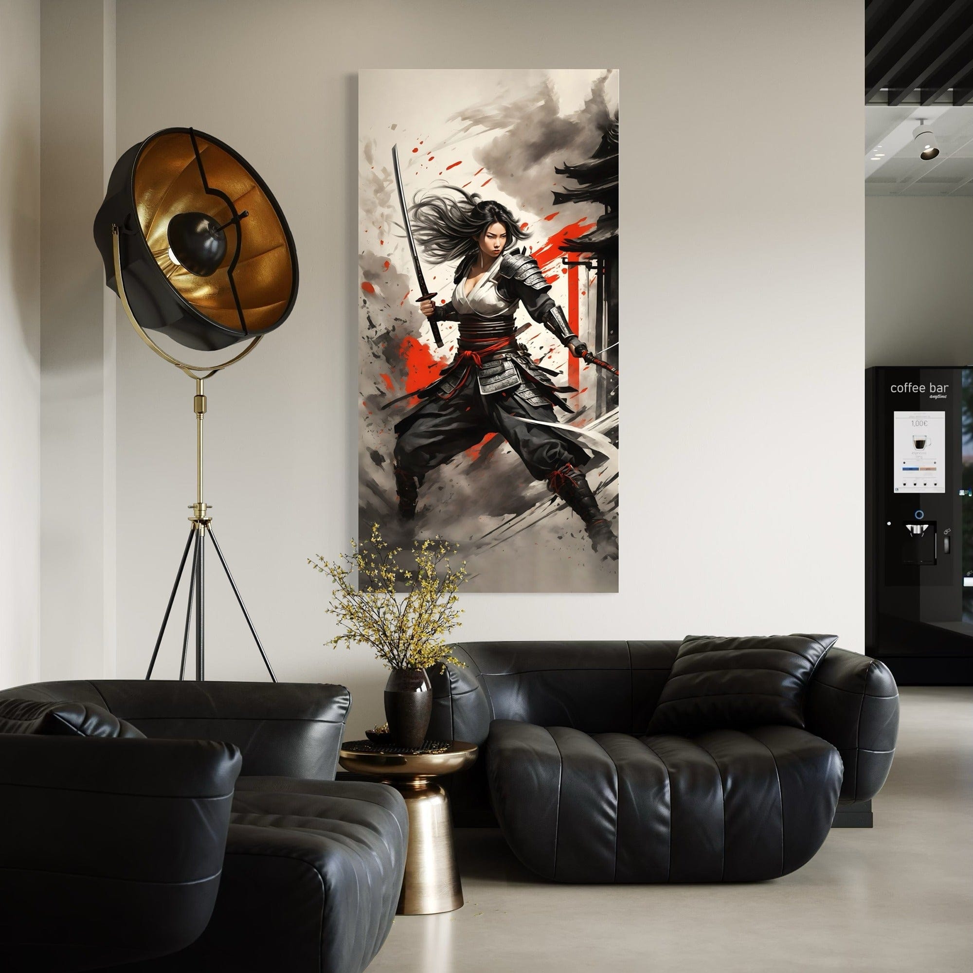 Spirit of the Blade – Female Samurai Canvas Wall Art