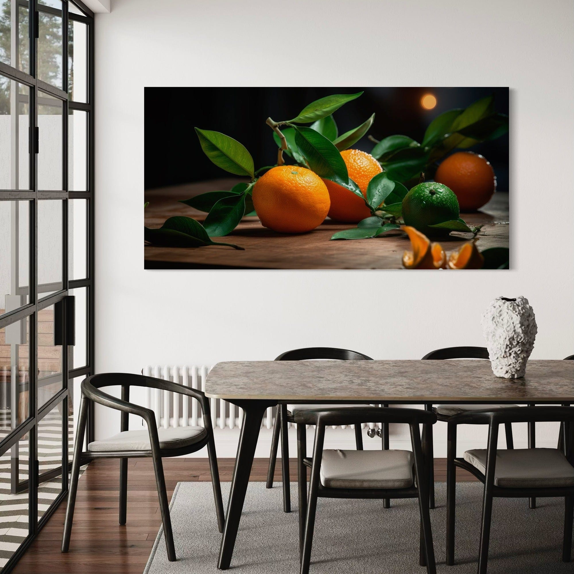 Citrus still life canvas wall art