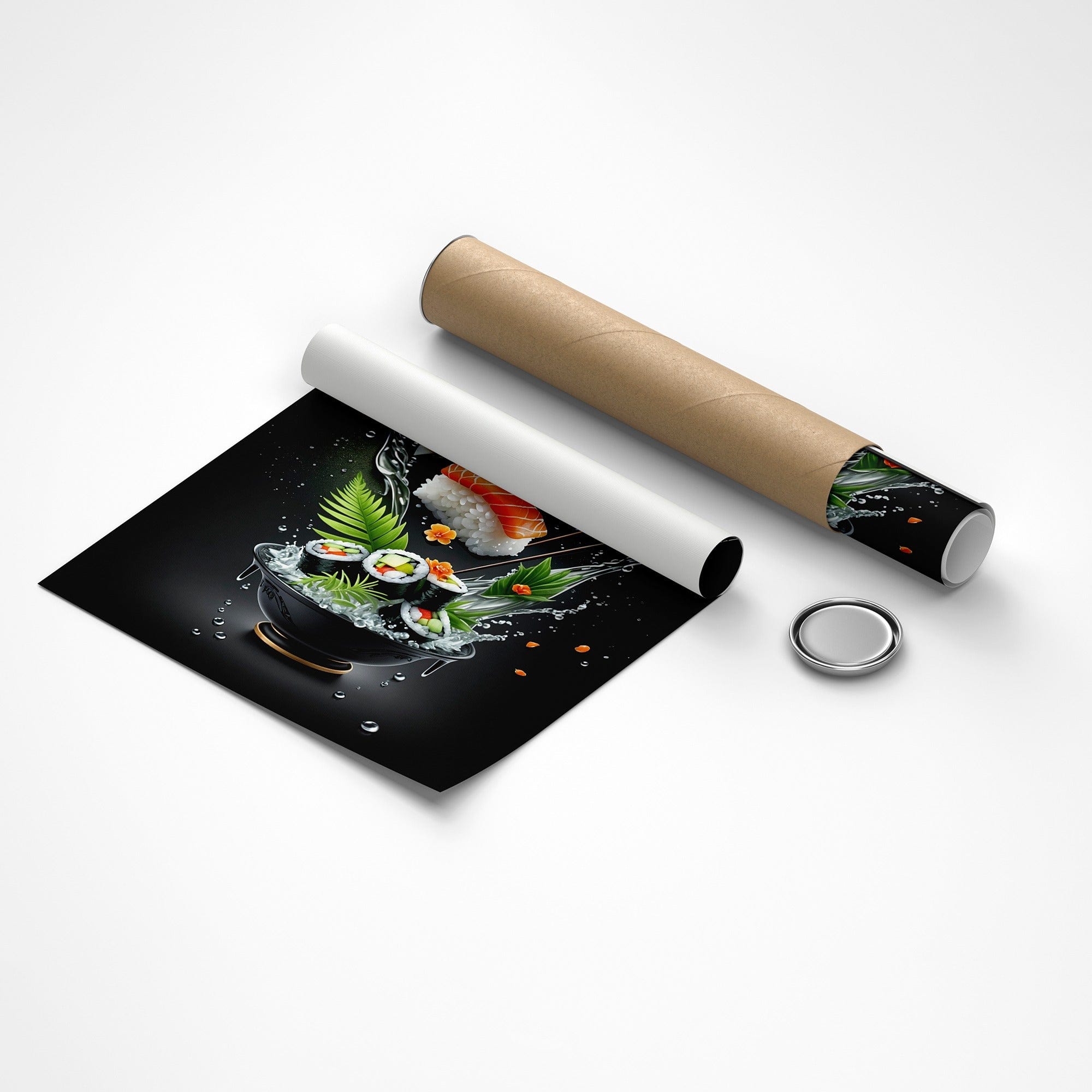 Gourmet food art Japanese style wall decor