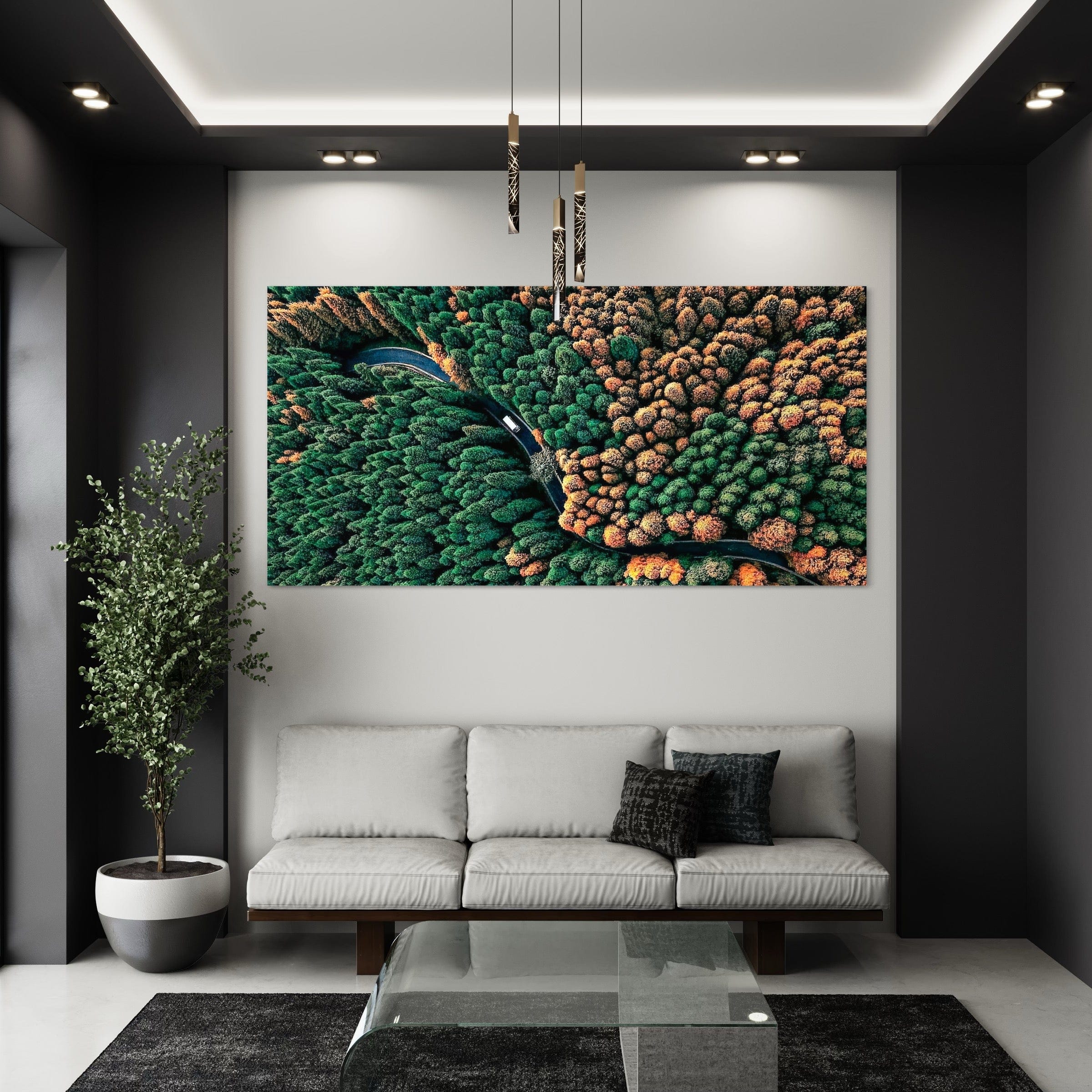 The Heart of the Woods Canvas