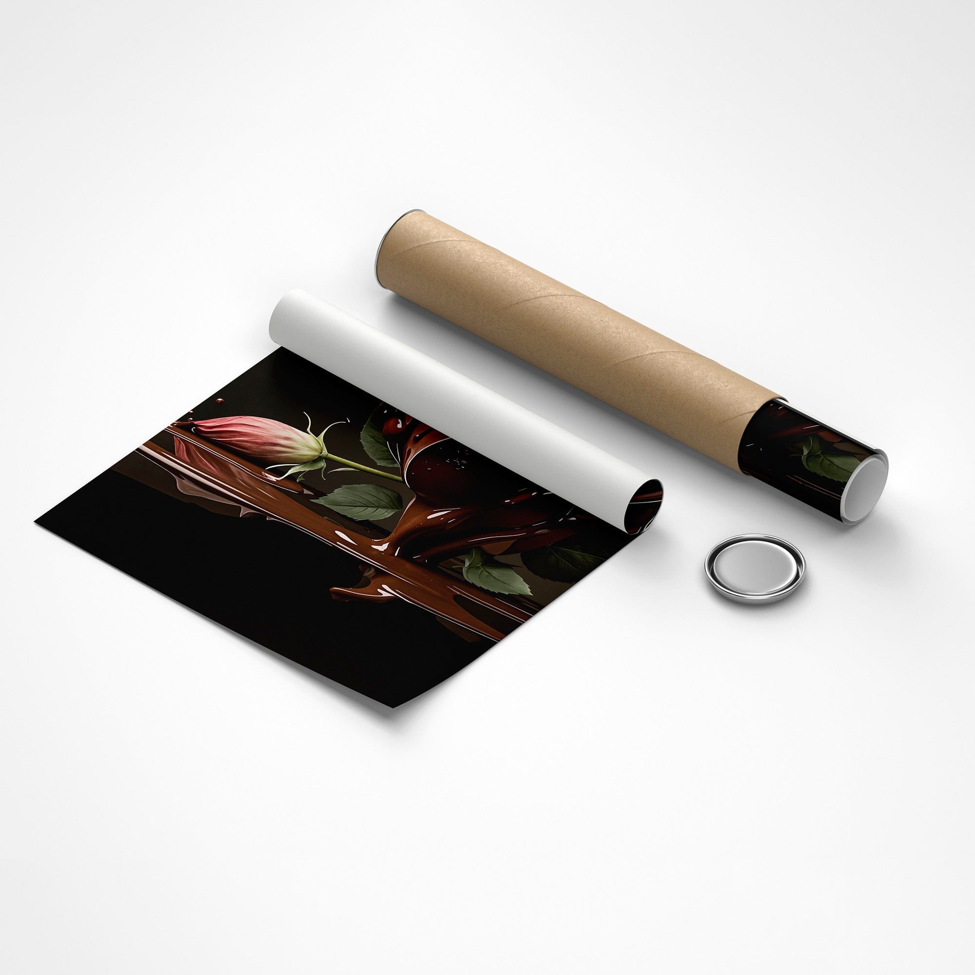 Canvas4Walls premium canvas—The Sweetest Bloom chocolate rose