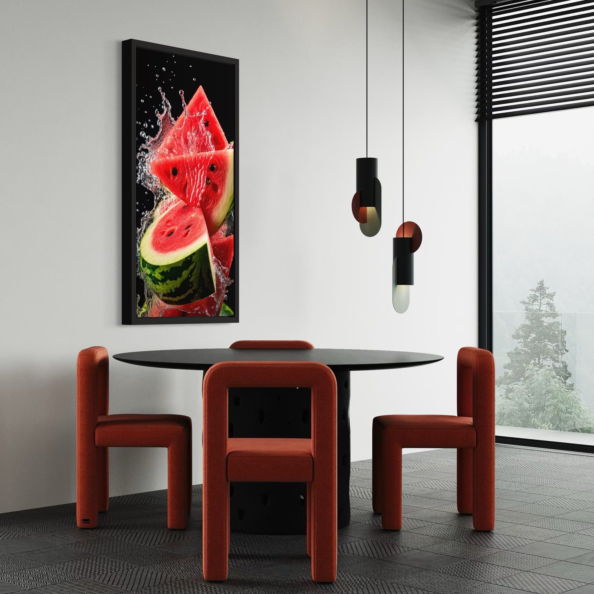 Cocktail bar decor watermelon splash picture