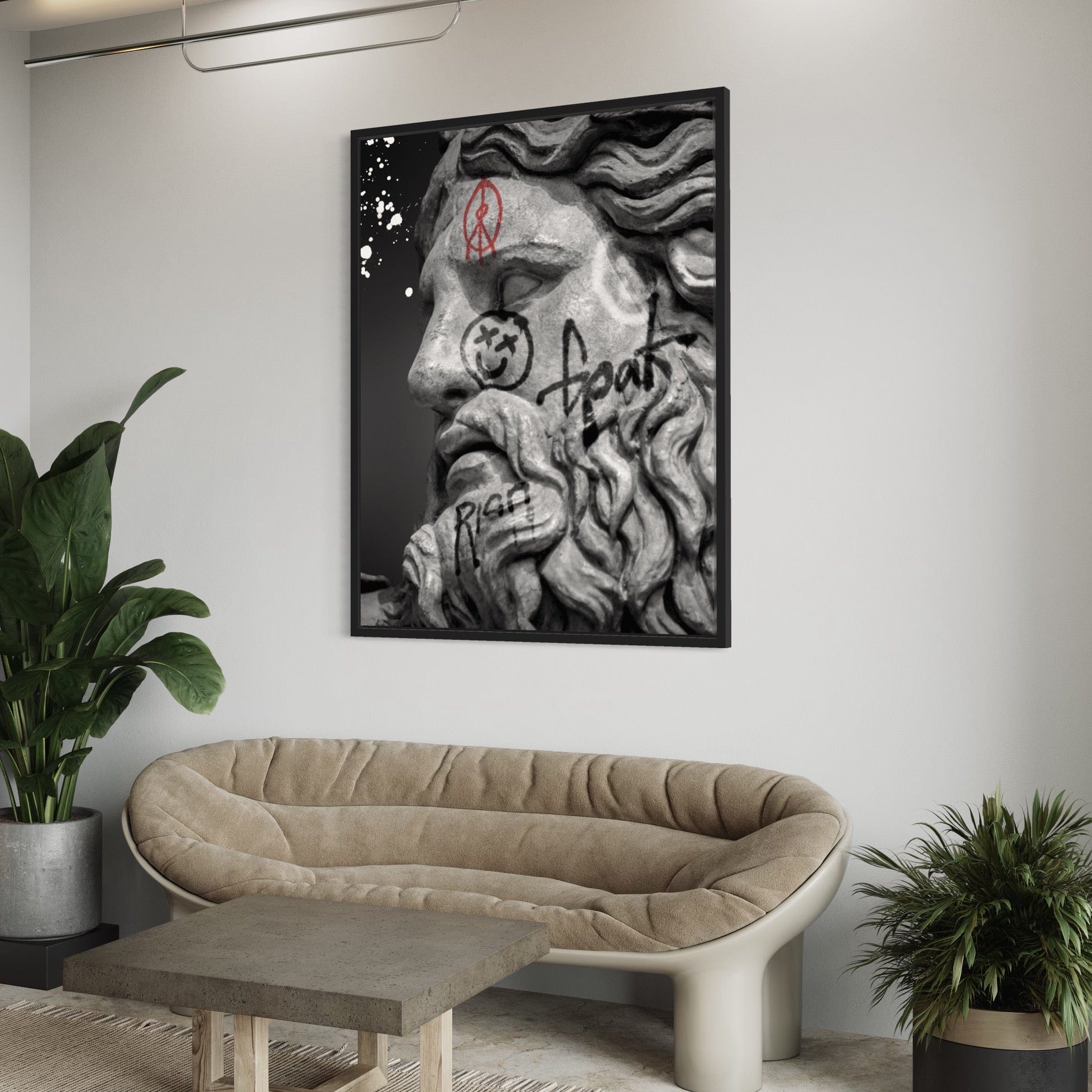 Zeus Sculpture Canvas Print