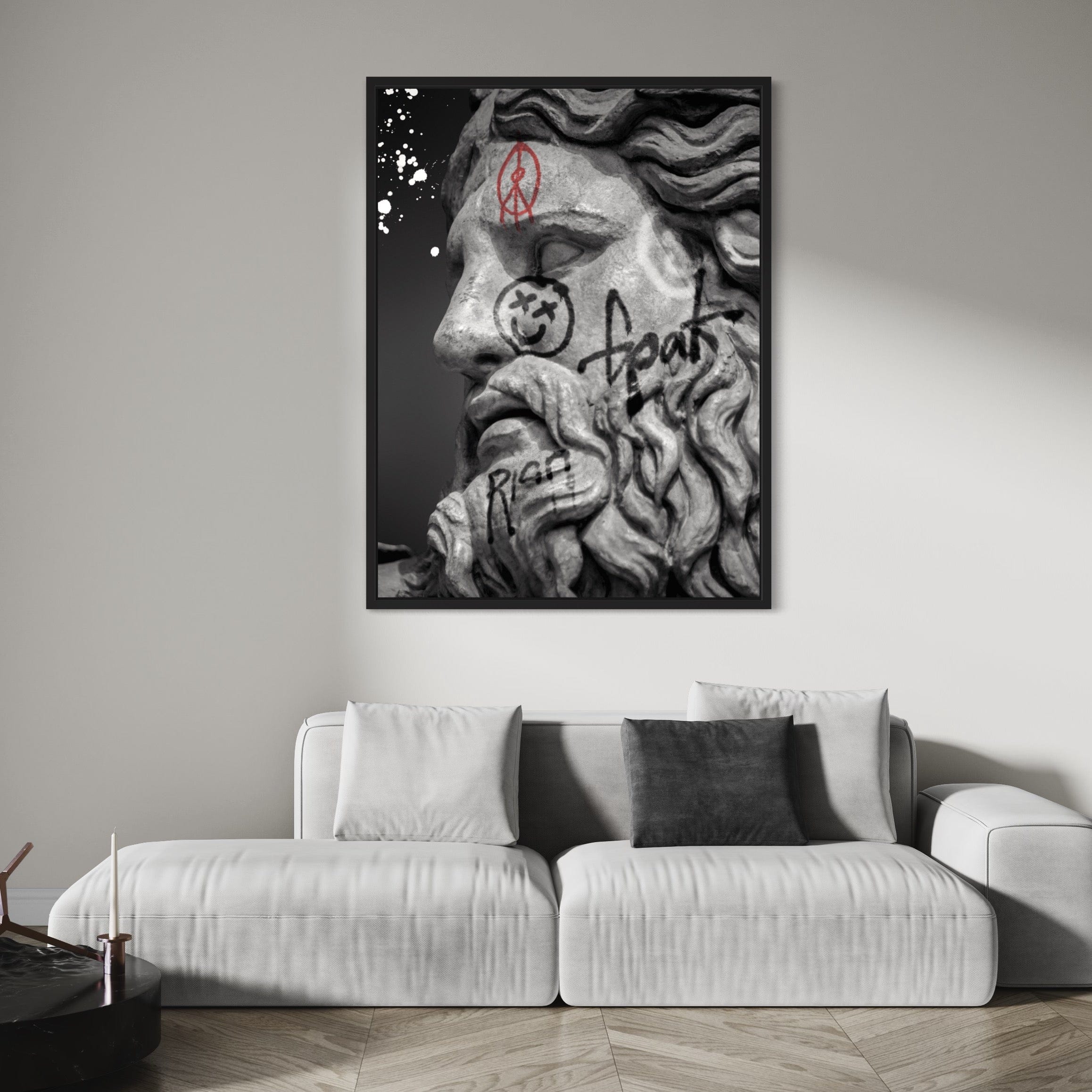 Zeus Sculpture Canvas Print