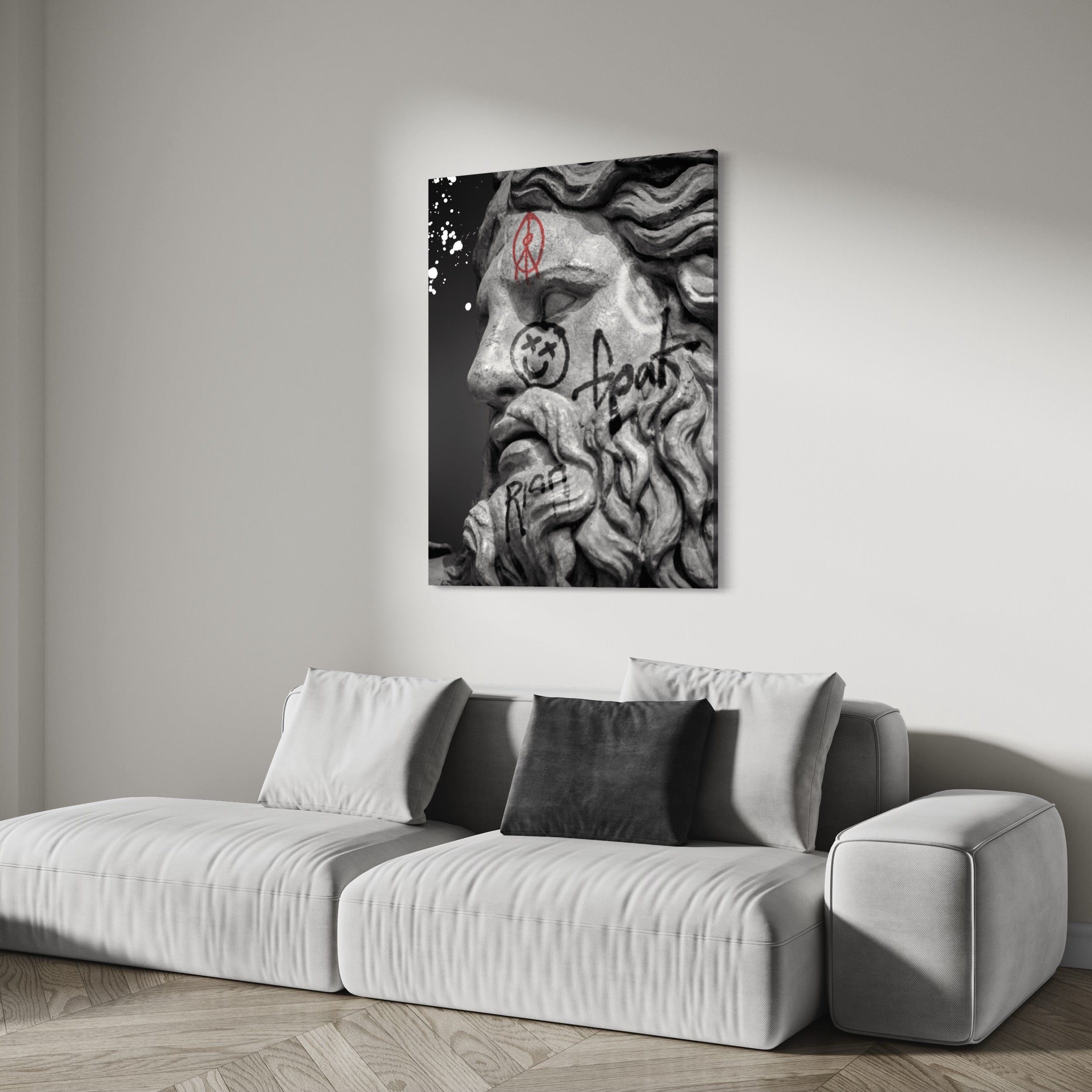 Zeus Sculpture Canvas Print