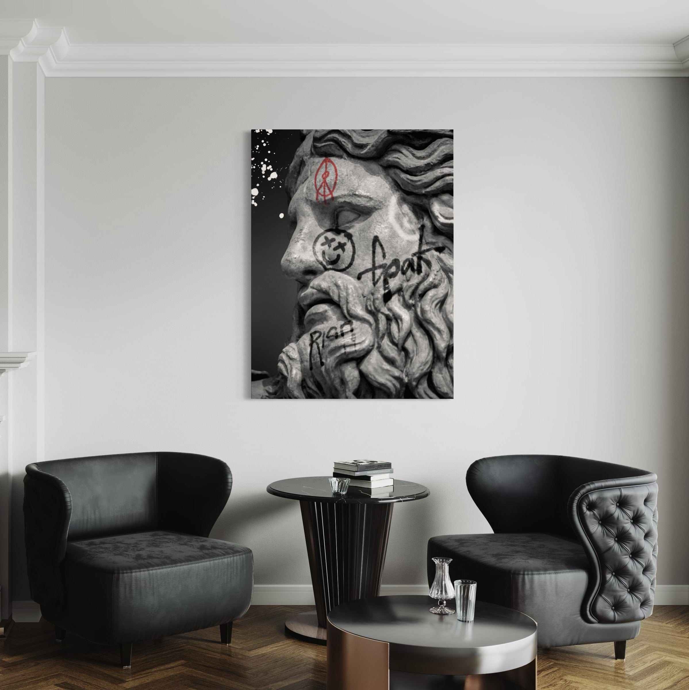 Zeus Sculpture Canvas Print