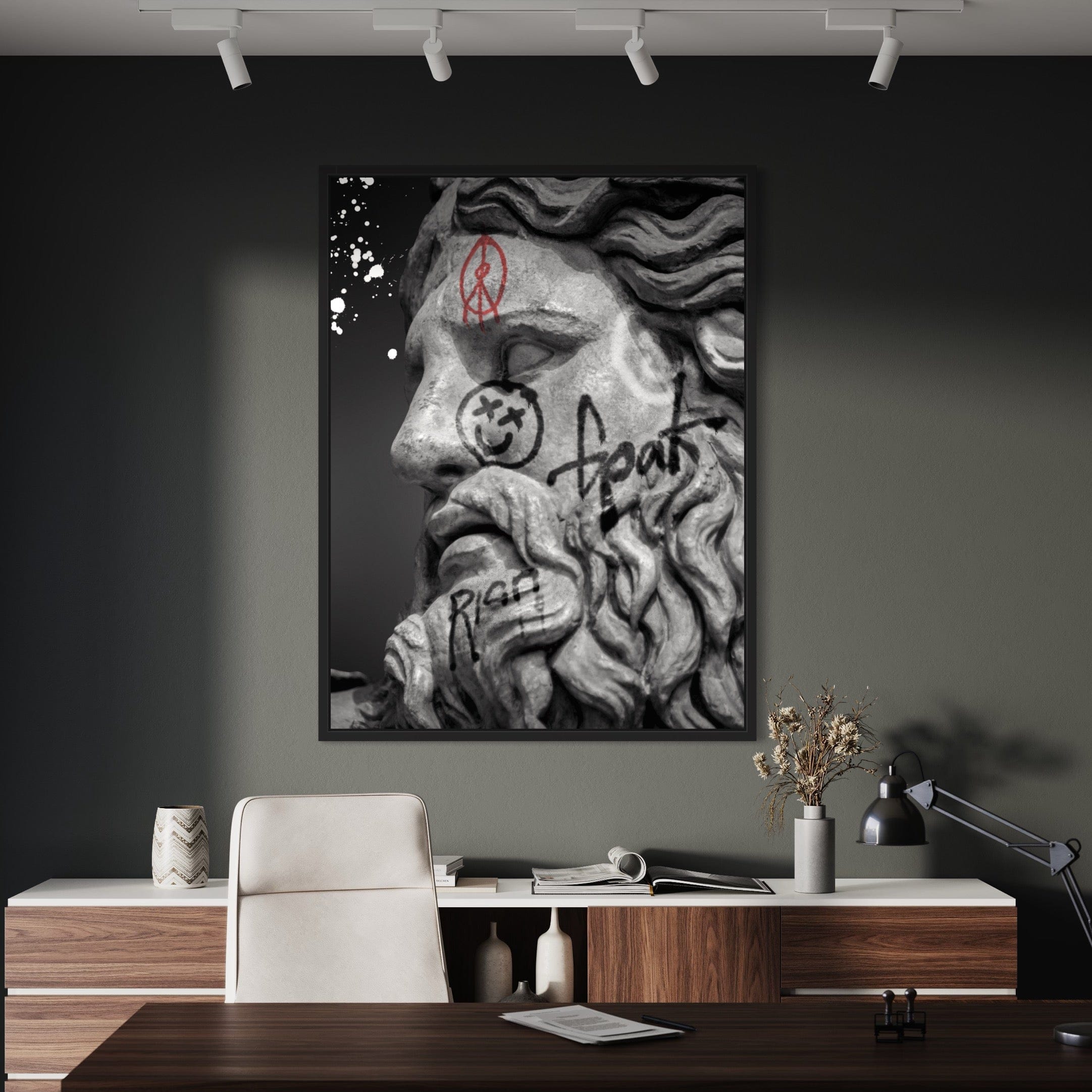 Zeus Sculpture Canvas Print