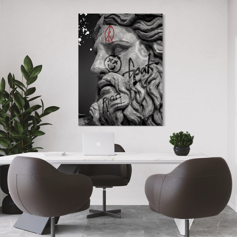 Zeus Sculpture Canvas Print