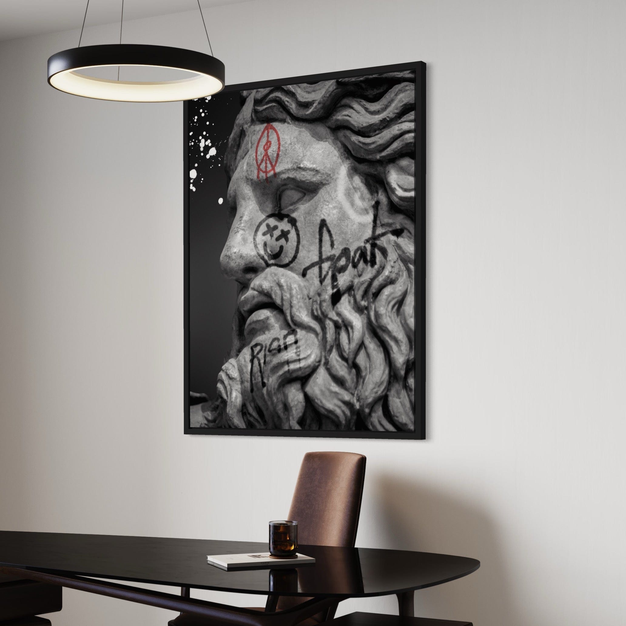 Zeus Sculpture Canvas Print