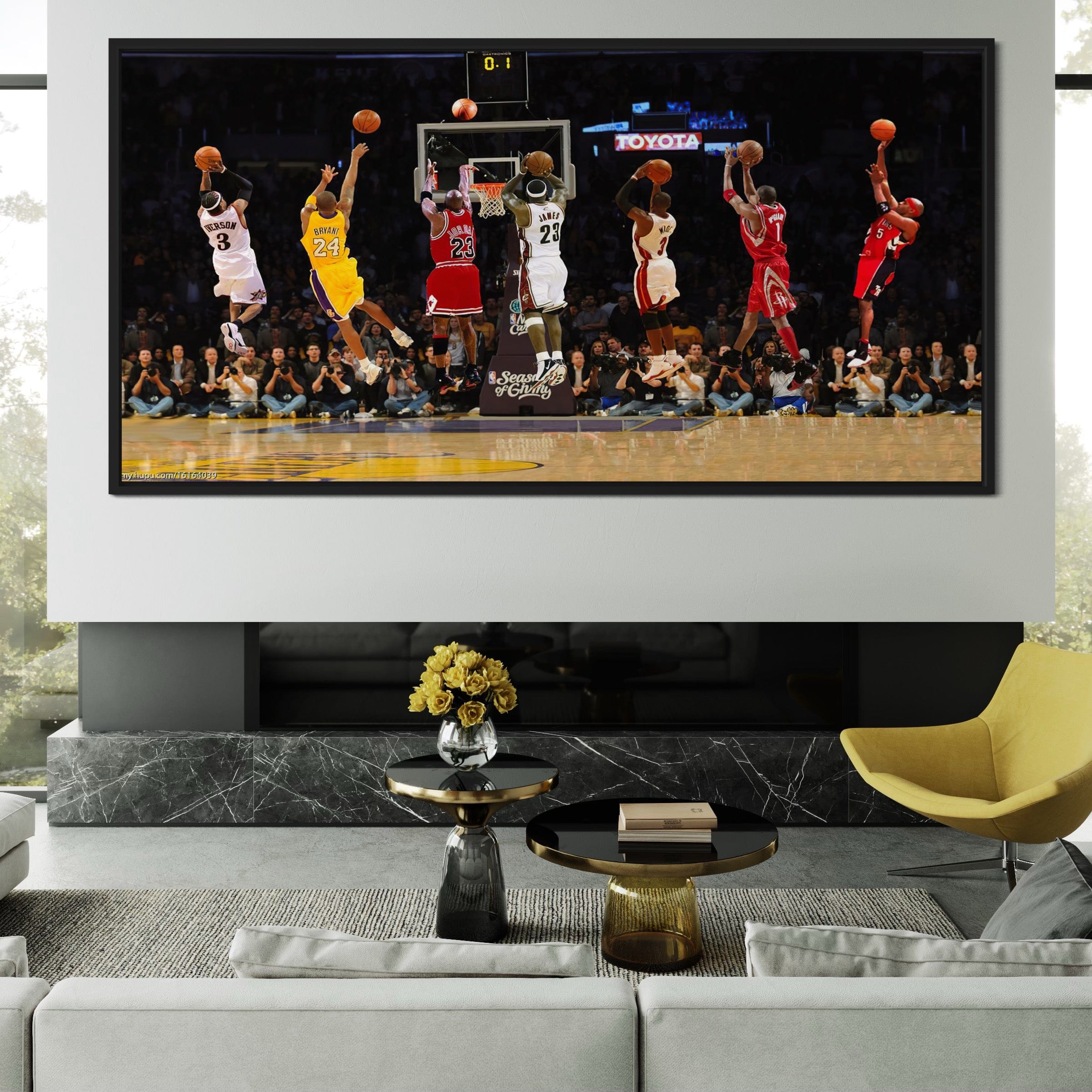 Basketball Stars Canvas