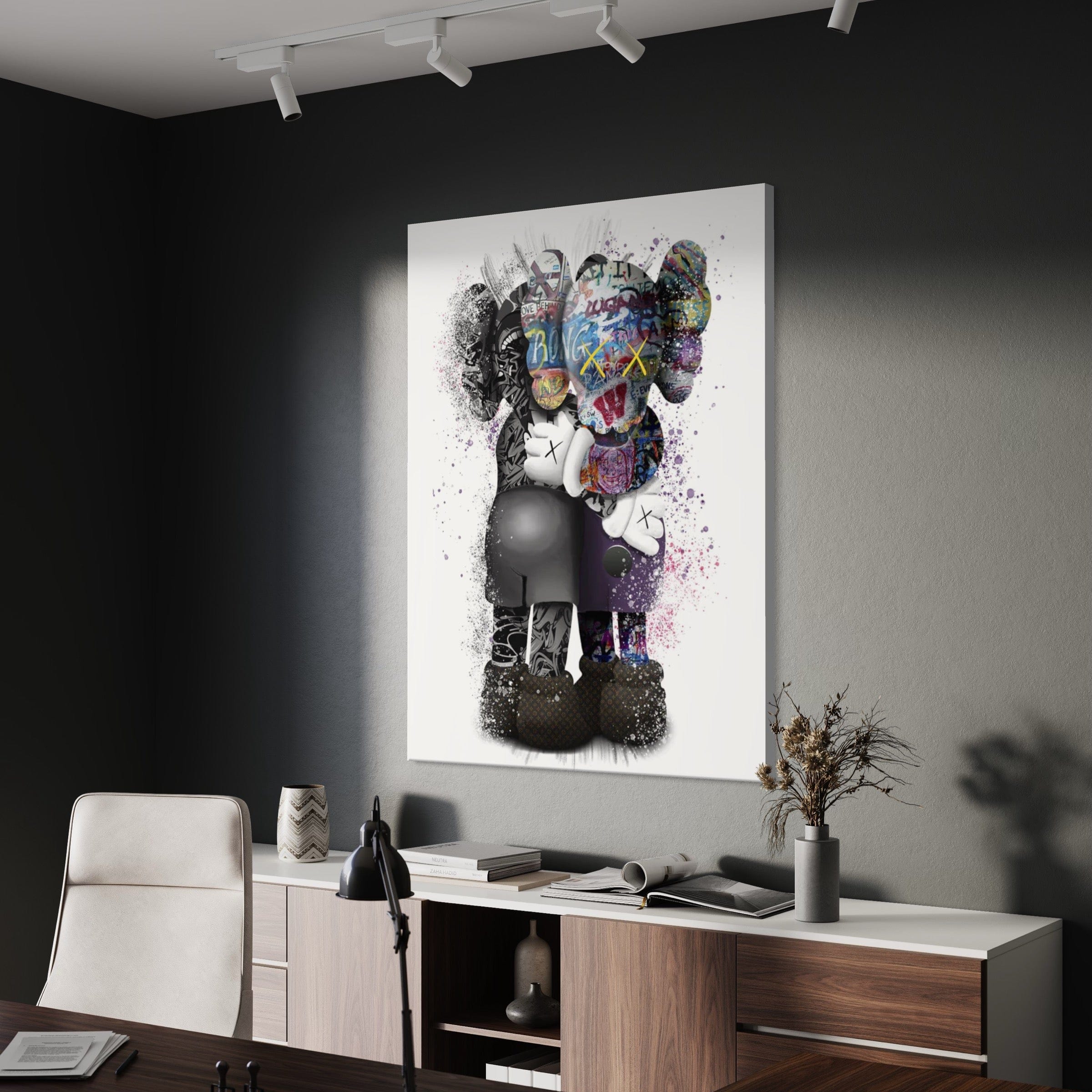 Kaws 3 Canvas