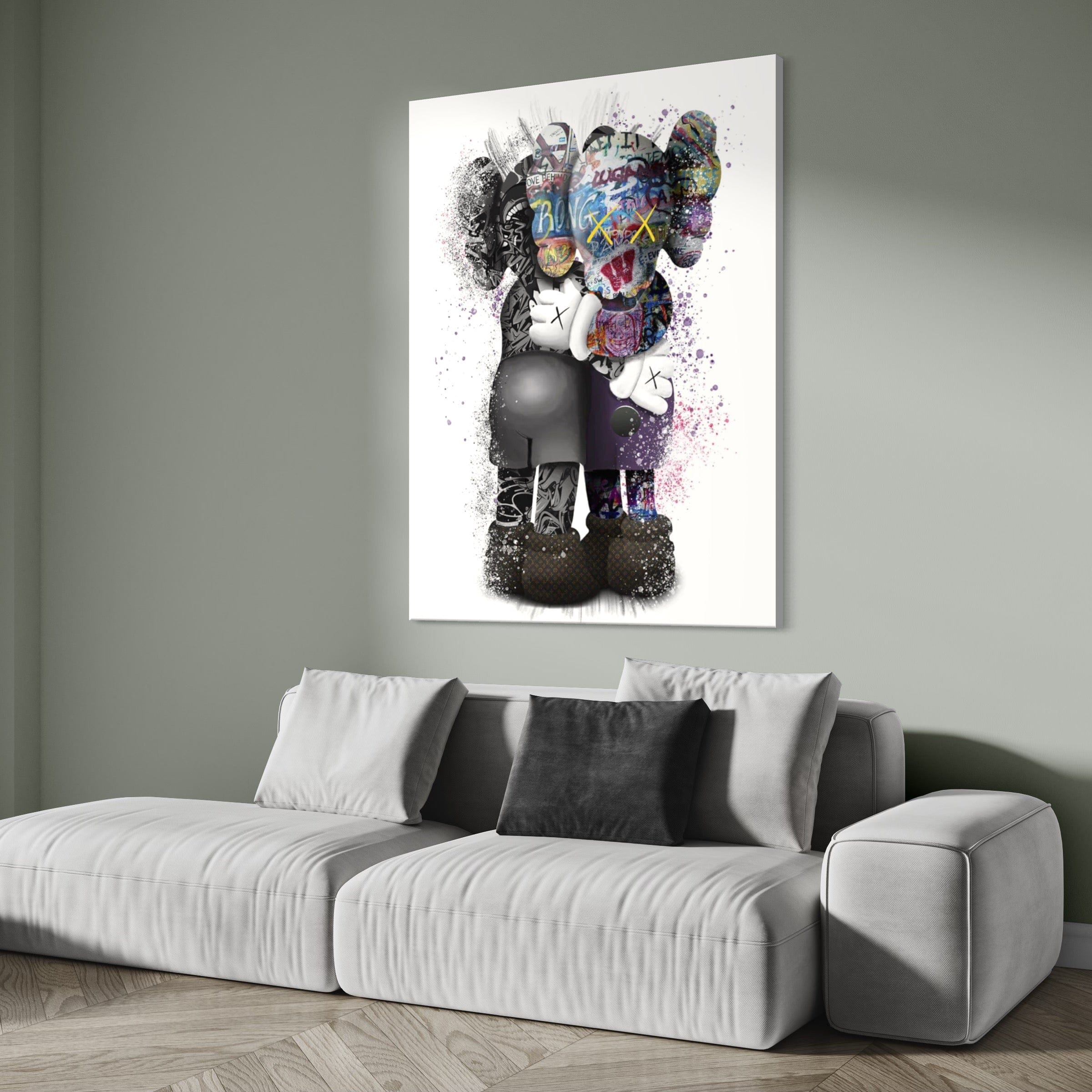 Kaws 3 Canvas