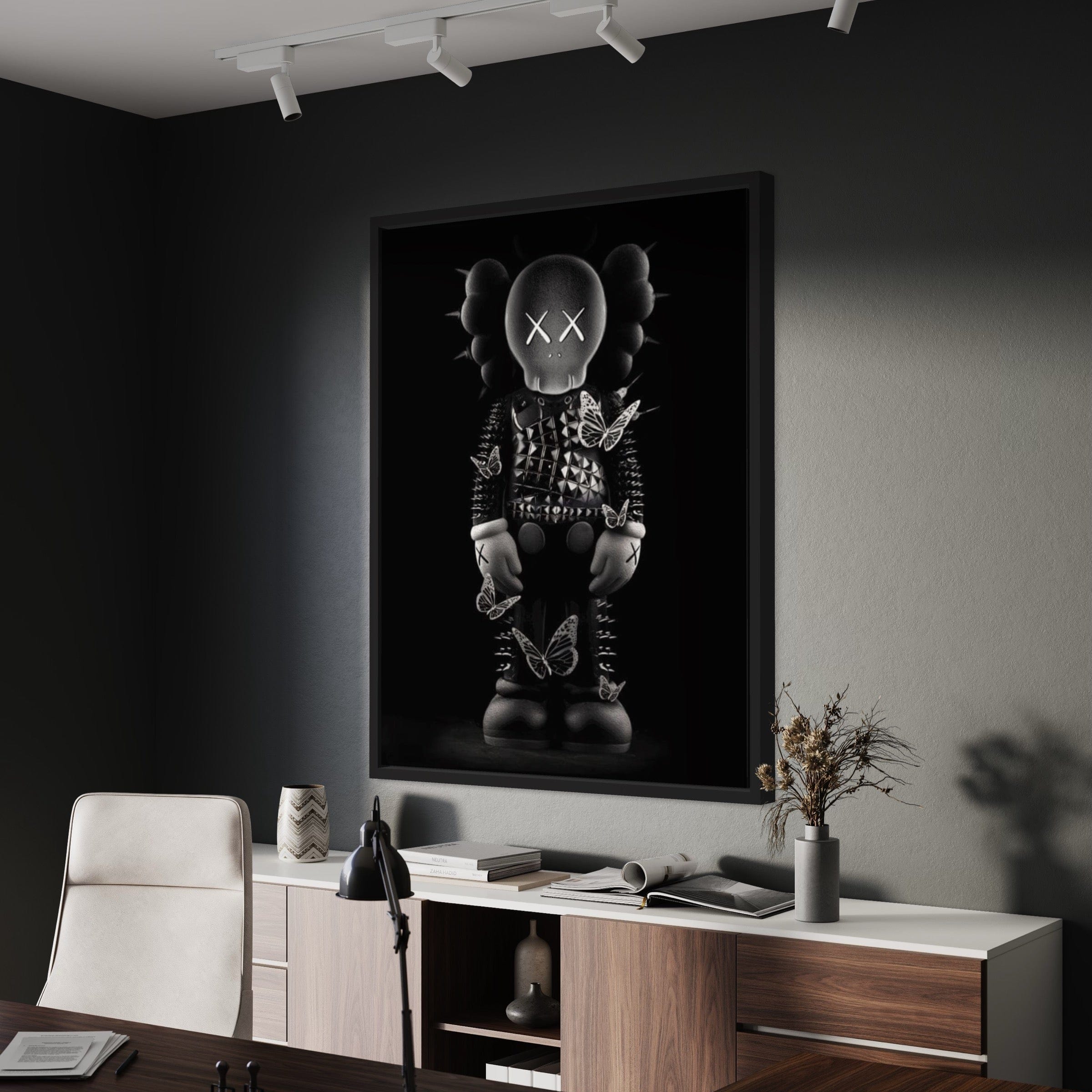 Kaws Black Edition Canvas