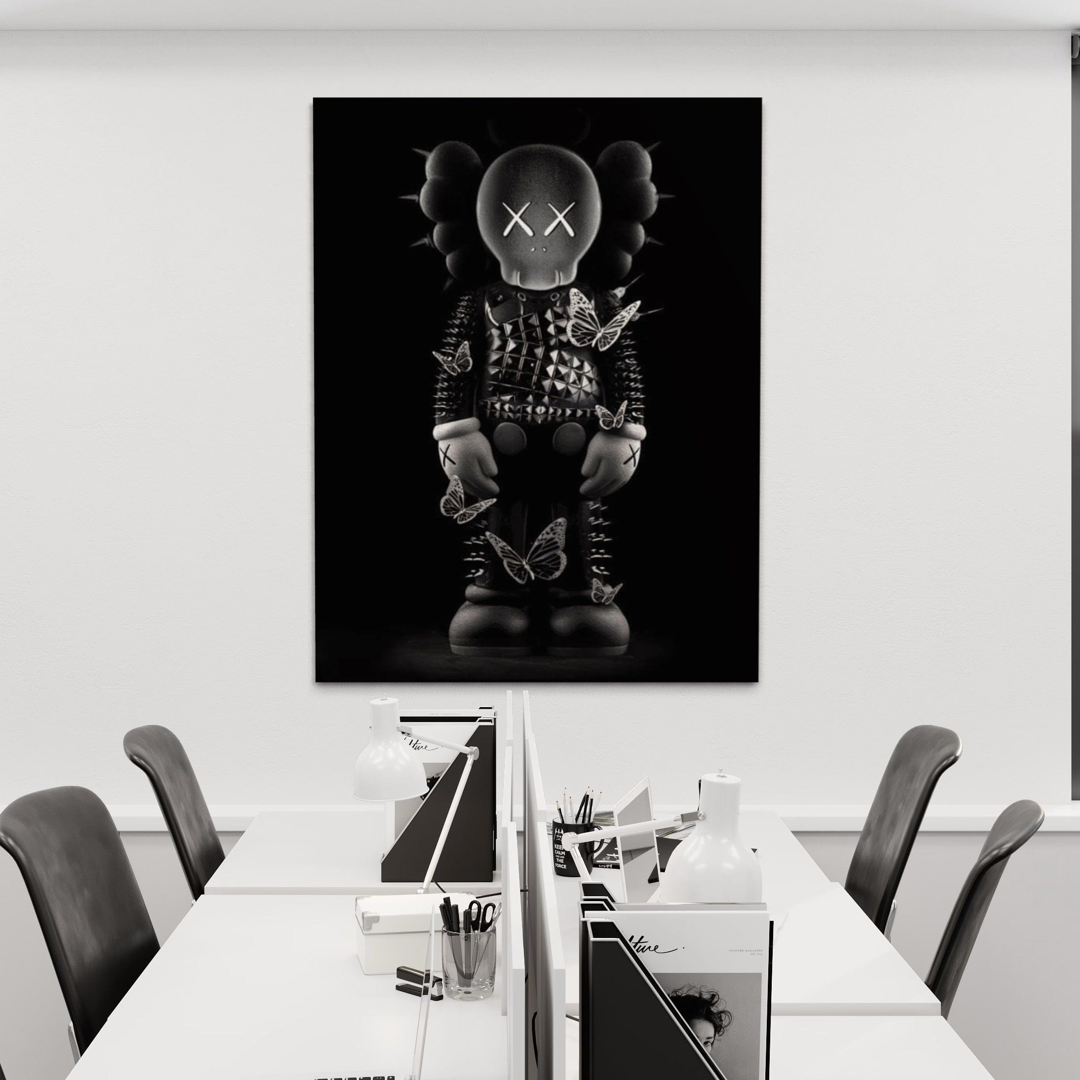 Kaws Black Edition Canvas