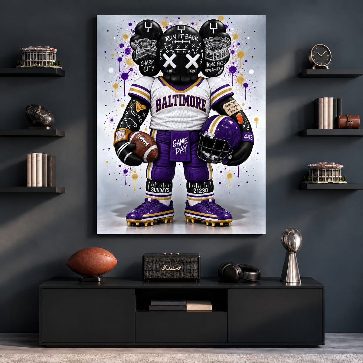 KAWS Style x Baltimore Football