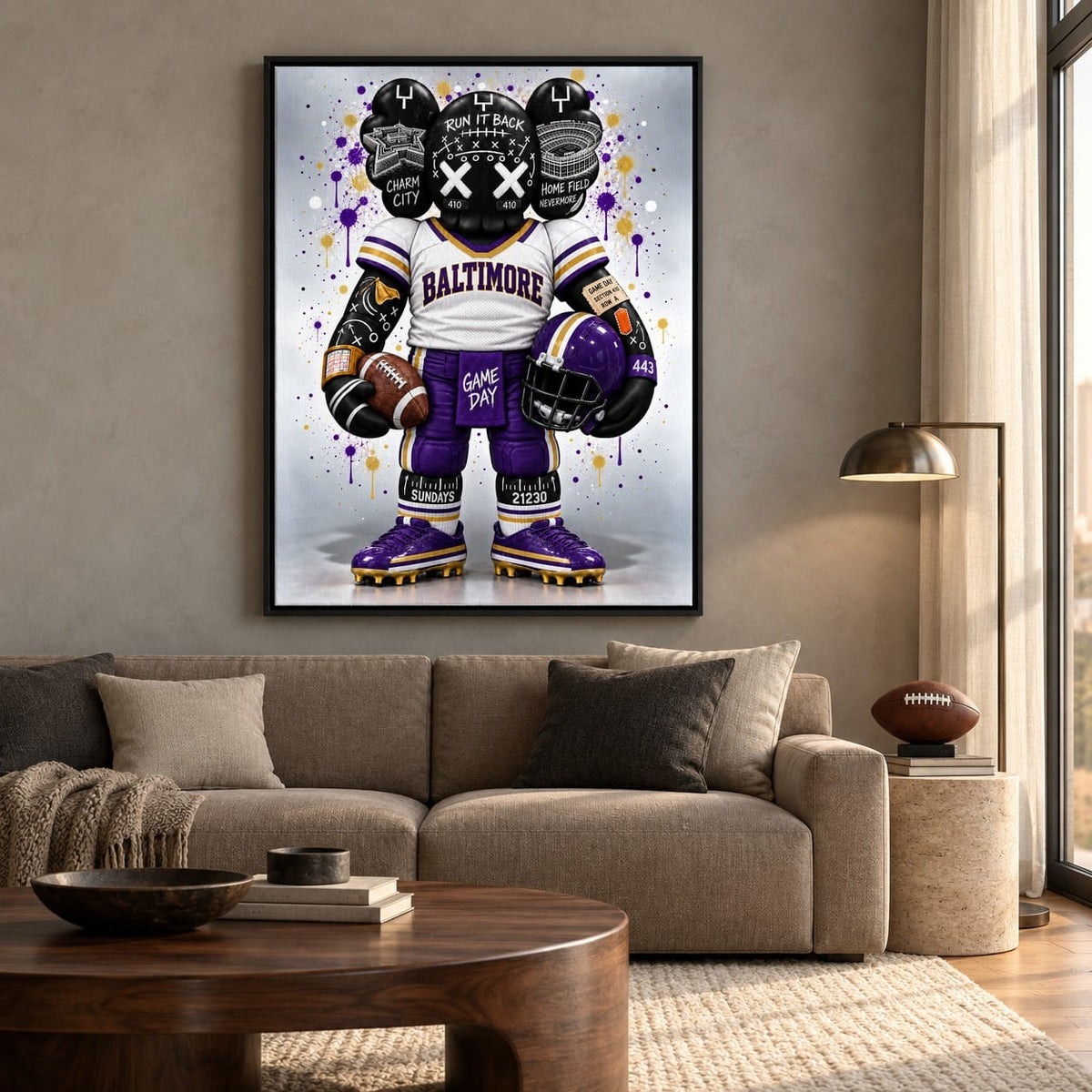 KAWS Style x Baltimore Football