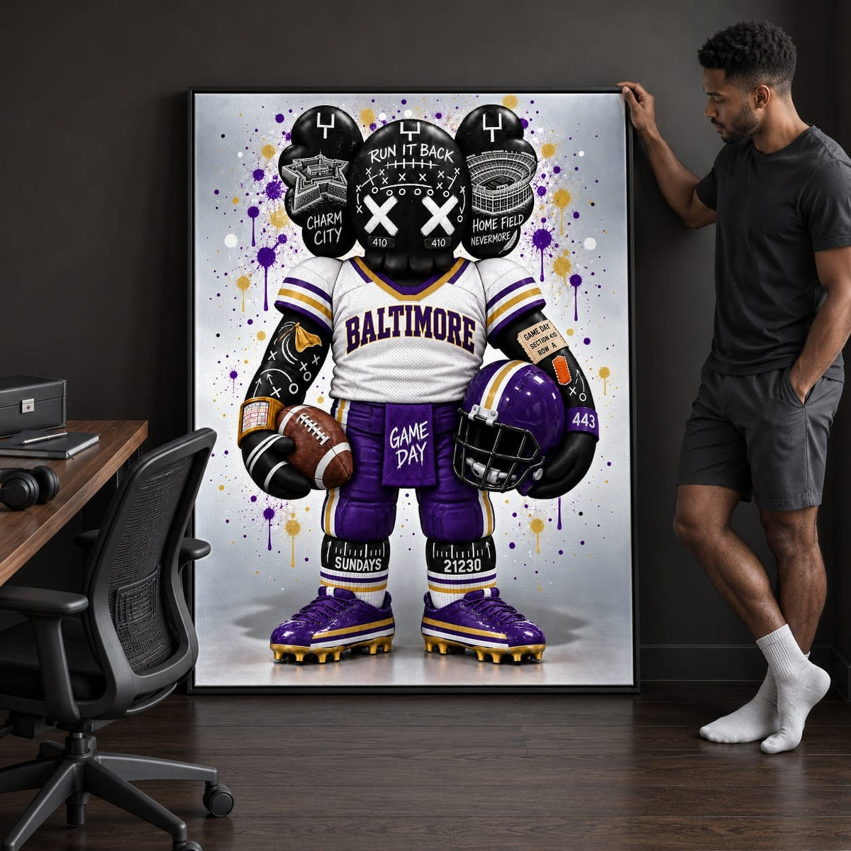 KAWS Style x Baltimore Football