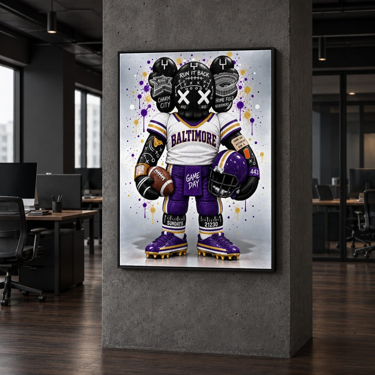 KAWS Style x Baltimore Football