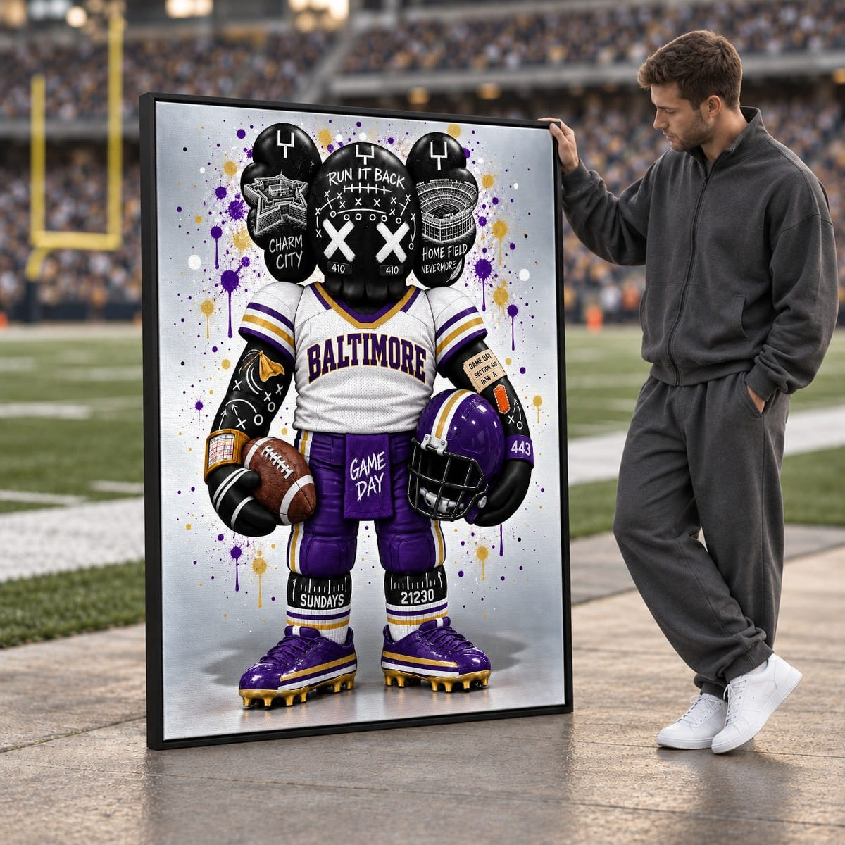 KAWS Style x Baltimore Football
