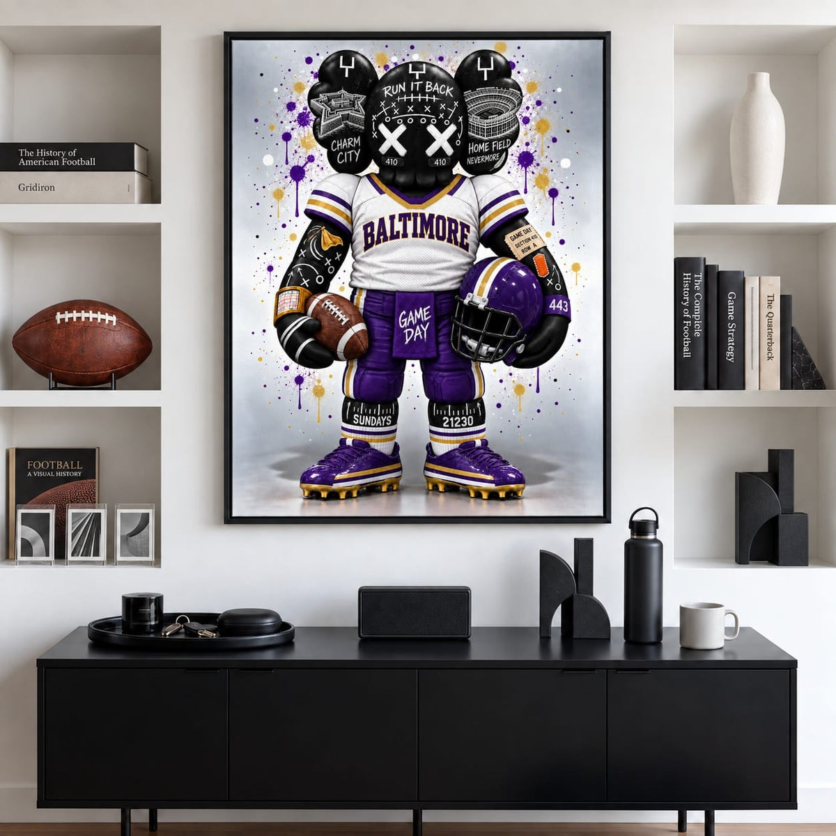 KAWS Style x Baltimore Football