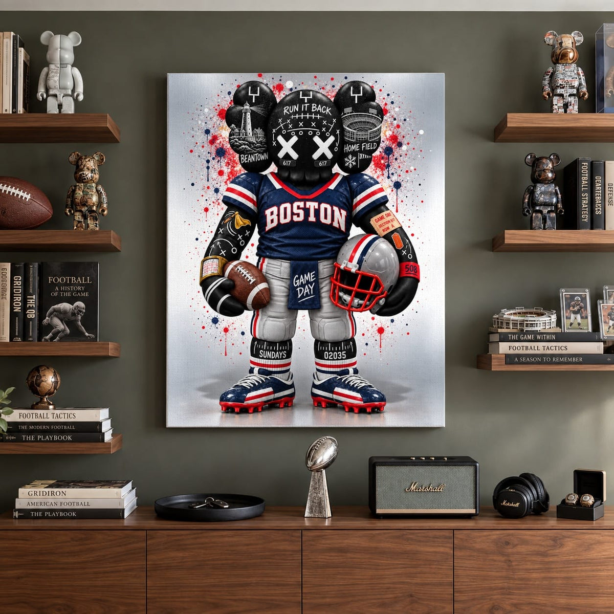 KAWS Style x Boston Football