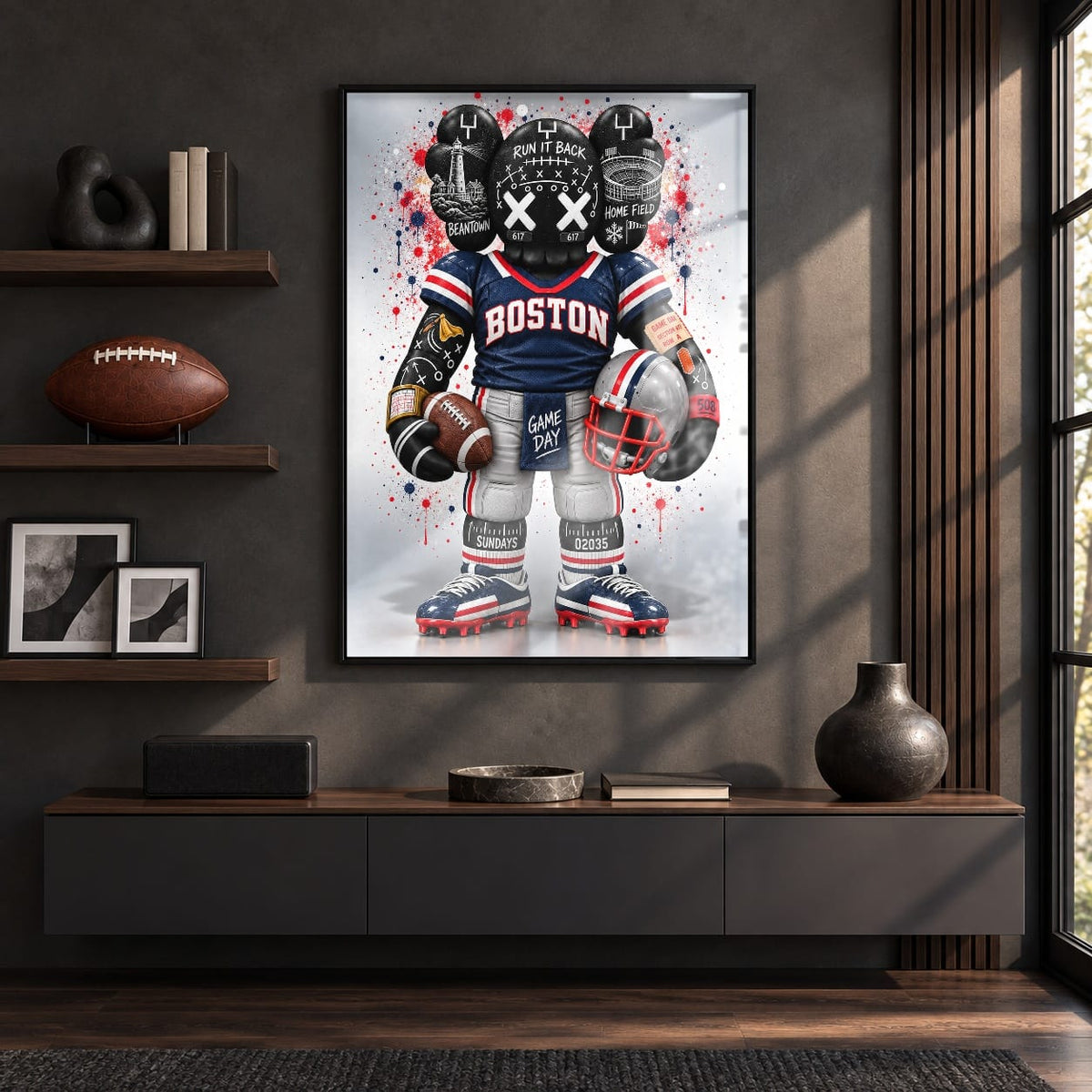KAWS Style x Boston Football