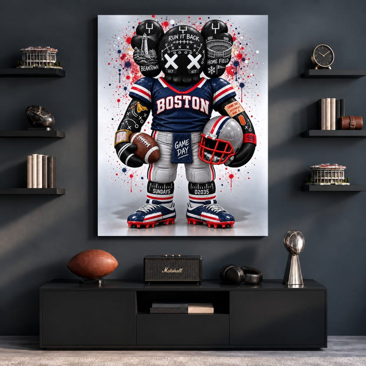KAWS Style x Boston Football