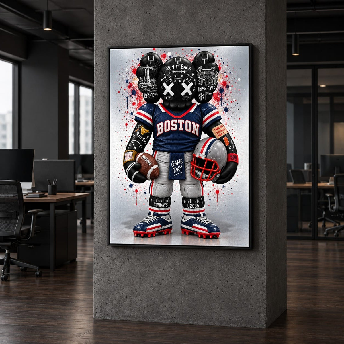 KAWS Style x Boston Football