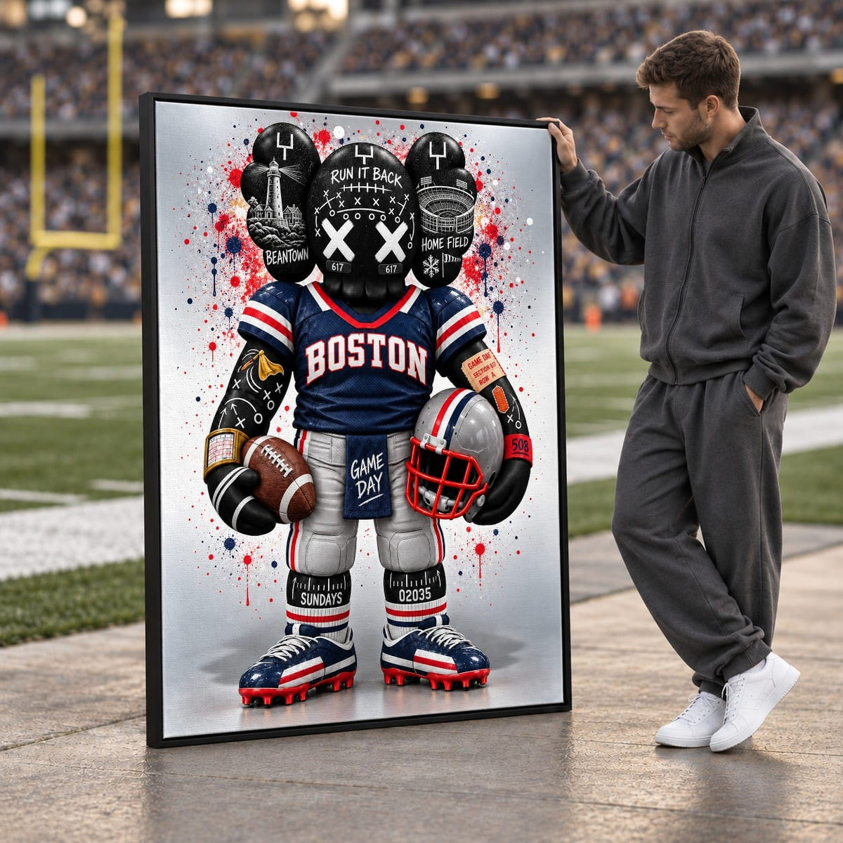 KAWS Style x Boston Football