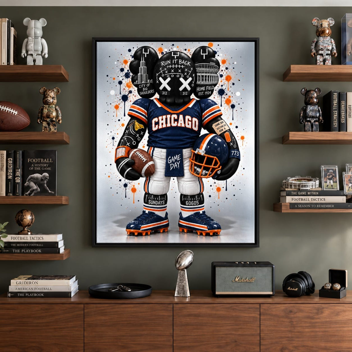 KAWS Style x Chicago Football