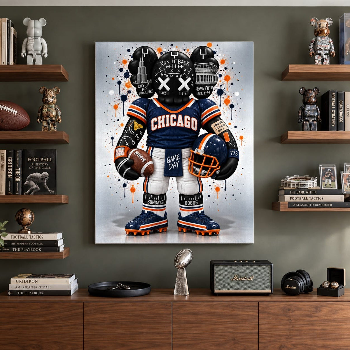 KAWS Style x Chicago Football
