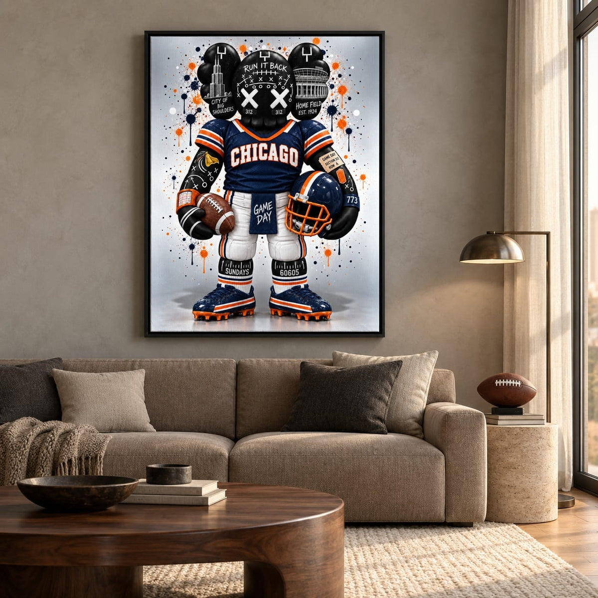 KAWS Style x Chicago Football