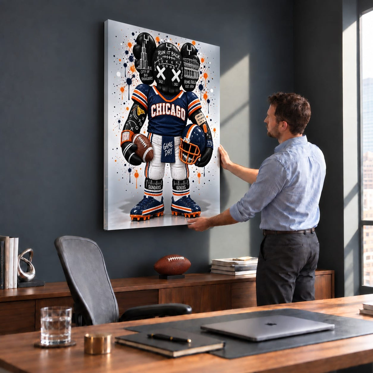 KAWS Style x Chicago Football