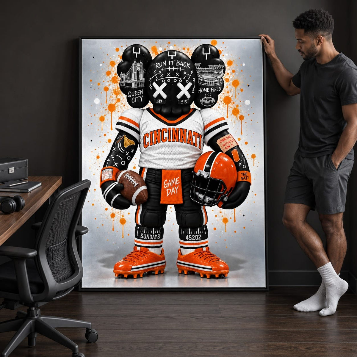 KAWS Style x Cincinnati Football