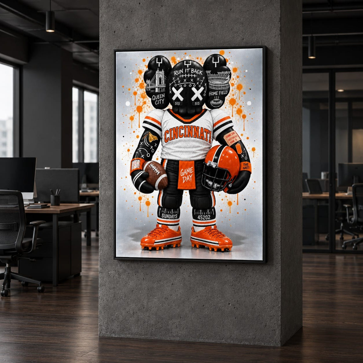 KAWS Style x Cincinnati Football