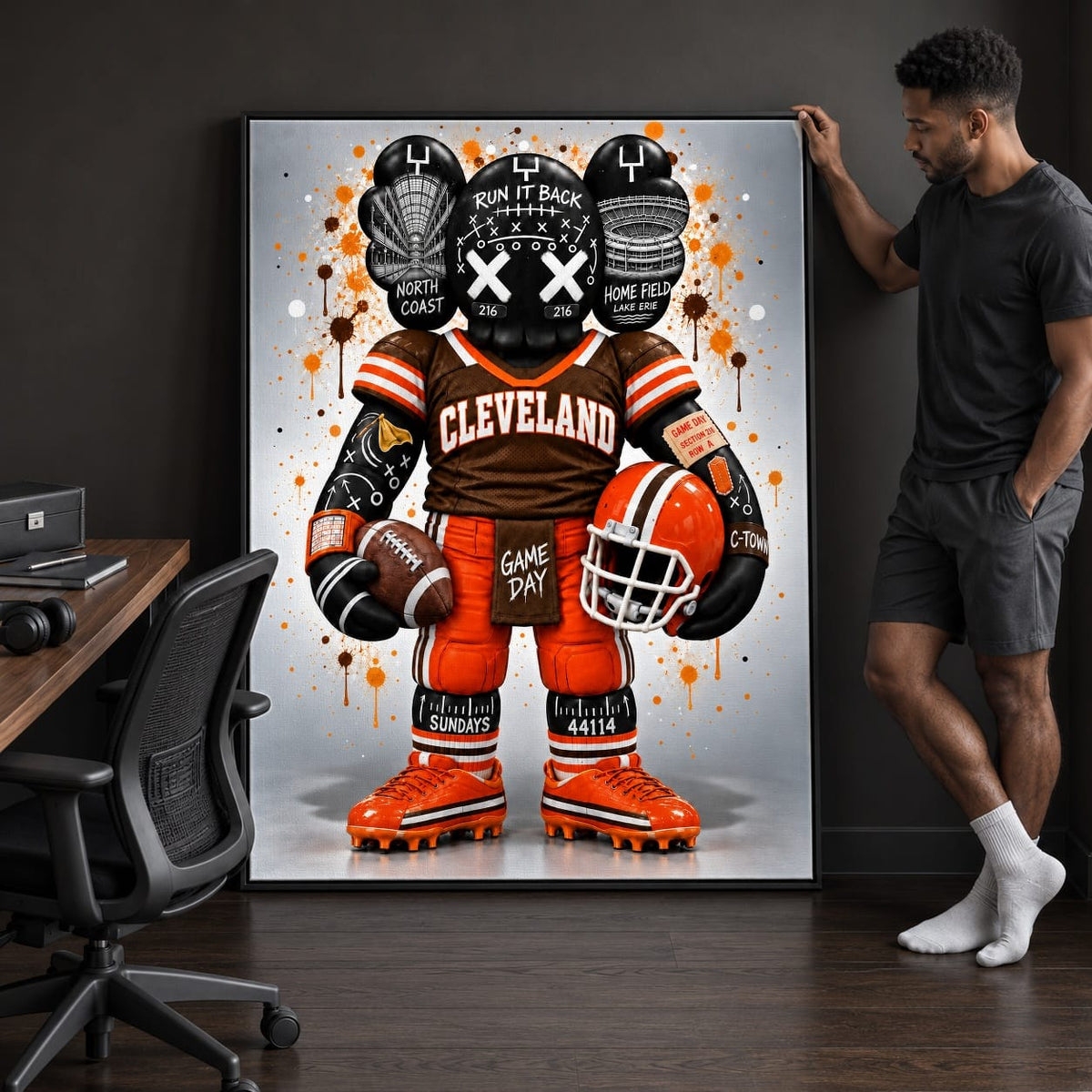 KAWS Style x Cleveland Football