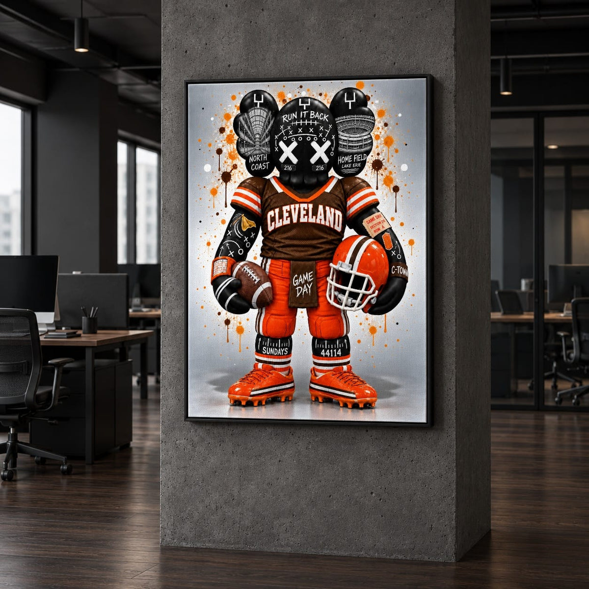 KAWS Style x Cleveland Football